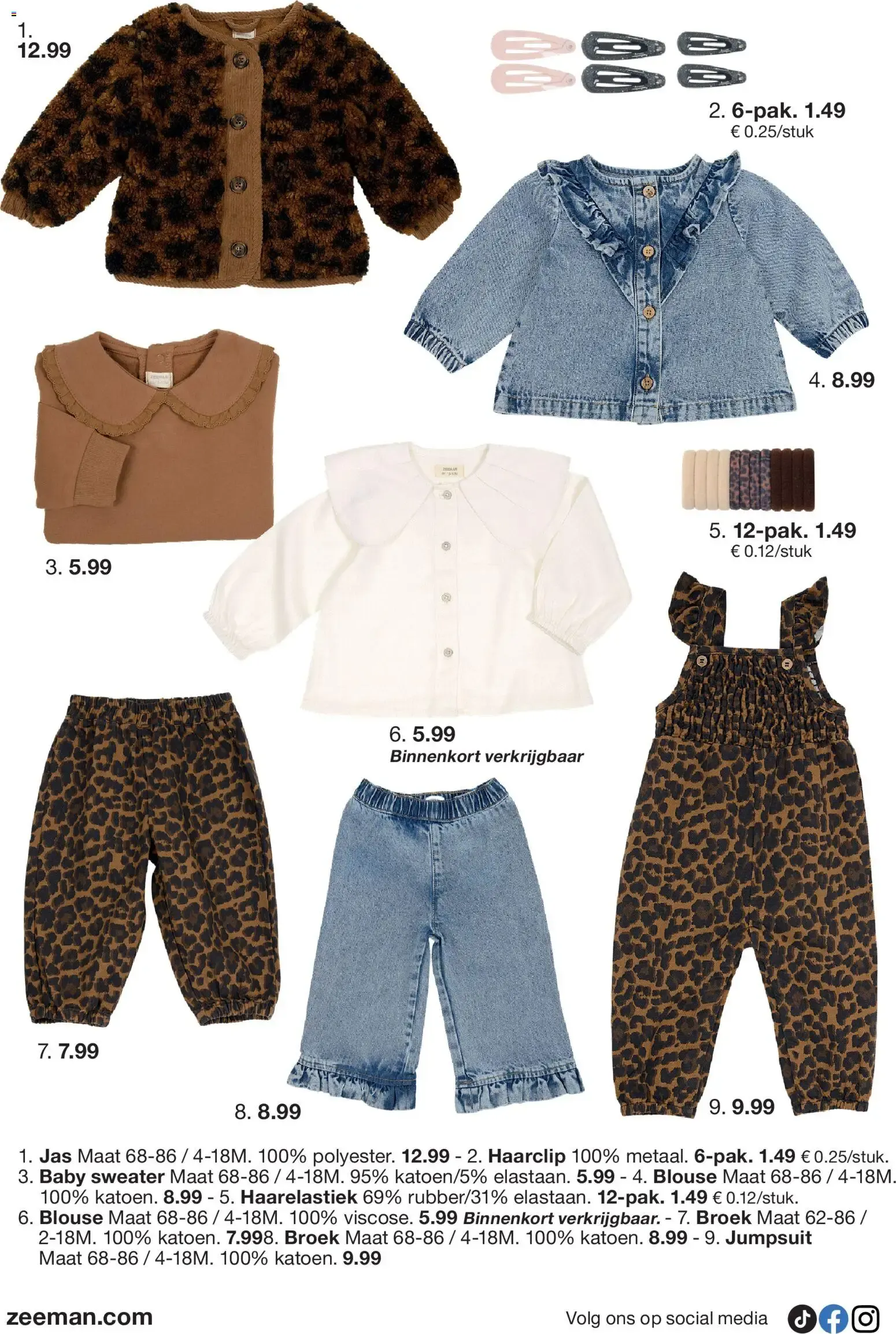 Zeeman: Nuevos Outfits para Bebé y Niño van 18 juli tot 24 juli 2026 - Folder pagina 4