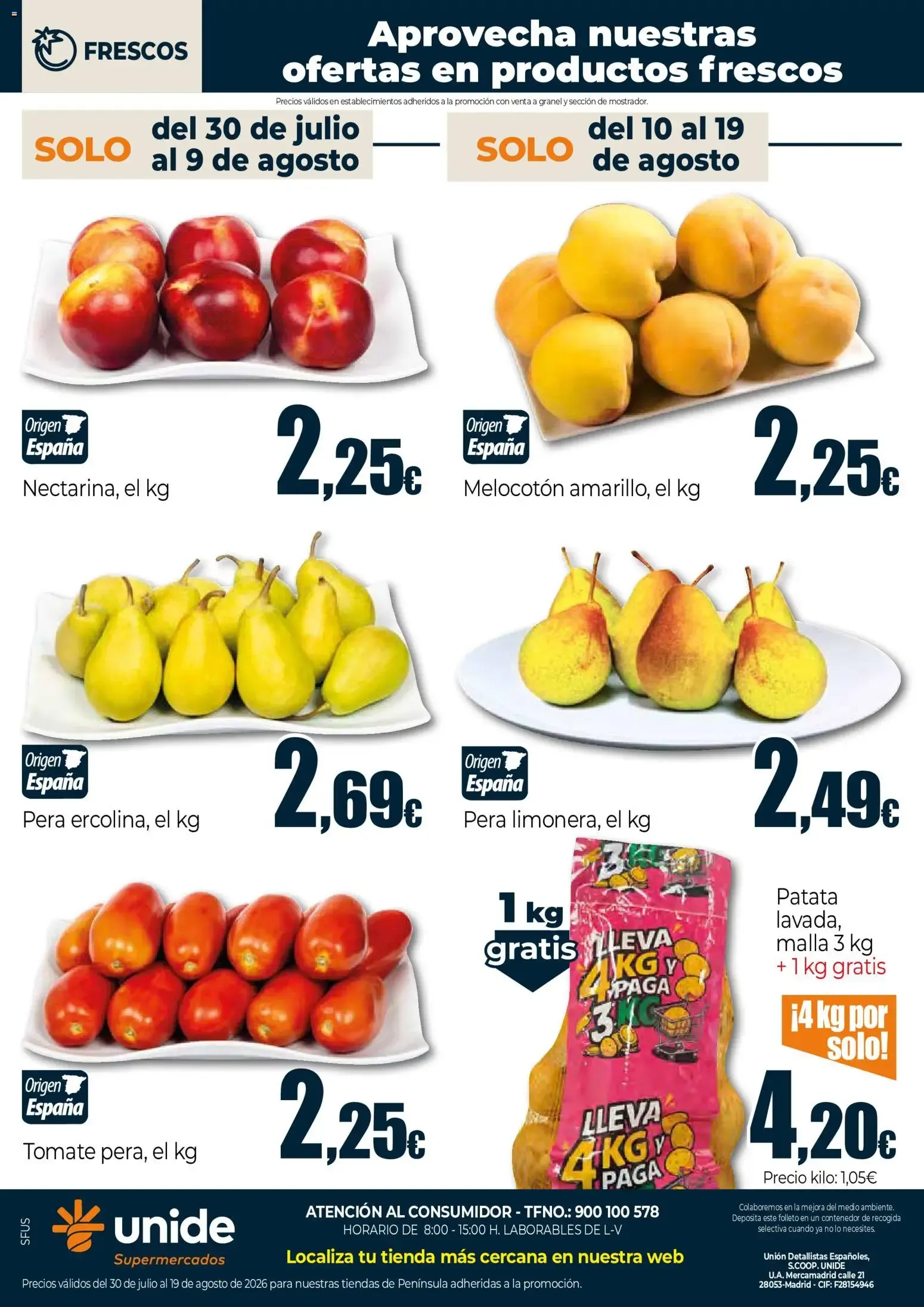 Catálogo de Unide Este verano tus ofertas más a mano Supermercados 30/07/2026 - 19/08/2026 30 de julio al 19 de agosto 2026 - Página 4