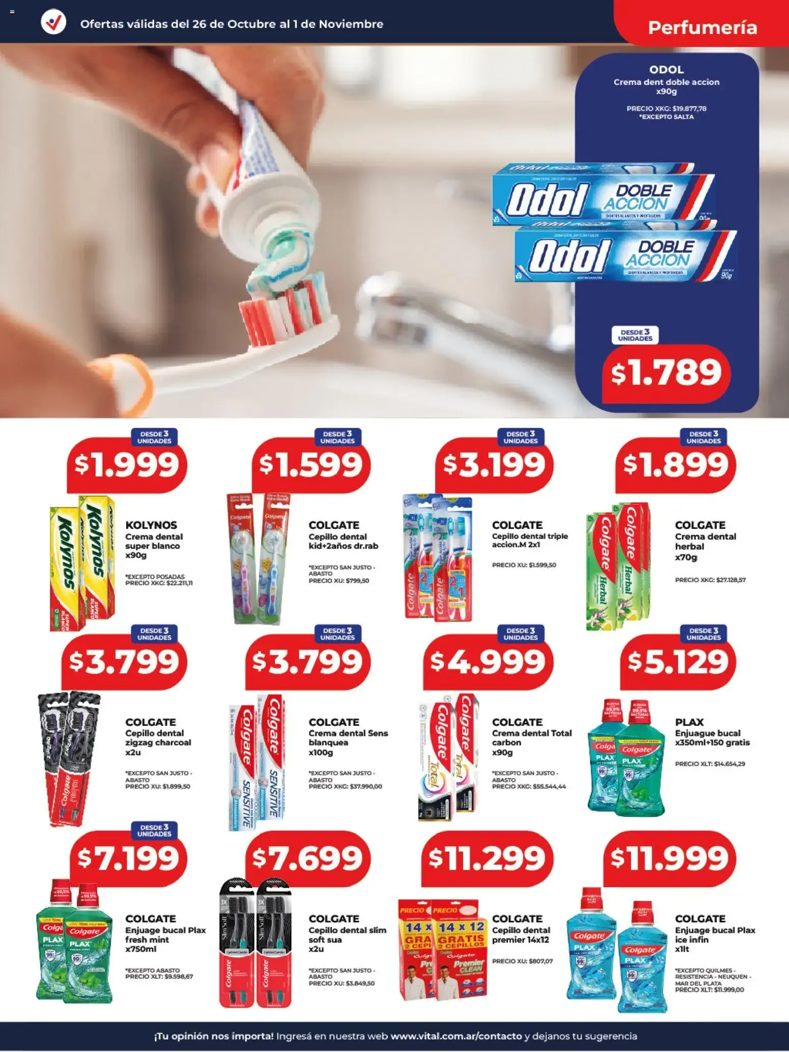 Ofertas de Vital - Ofertas || del 26/10/2026 - 01/11/2026 || Catálogo 26 de octubre al 1 de noviembre 2026 - Página 4 del catálogo