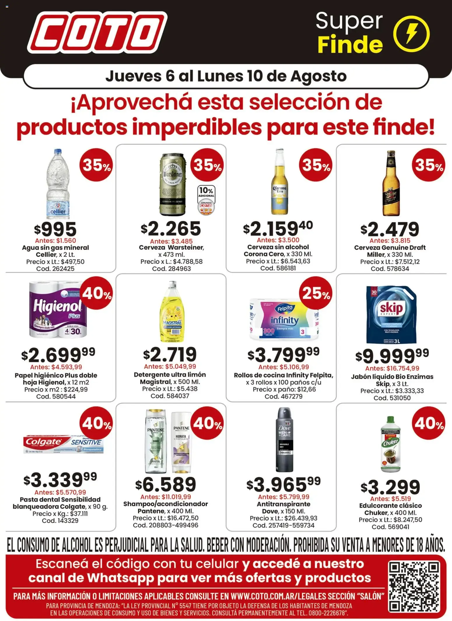 Ofertas de Super Finde 6 de agosto al 10 de agosto 2026 - Página 1 del catálogo