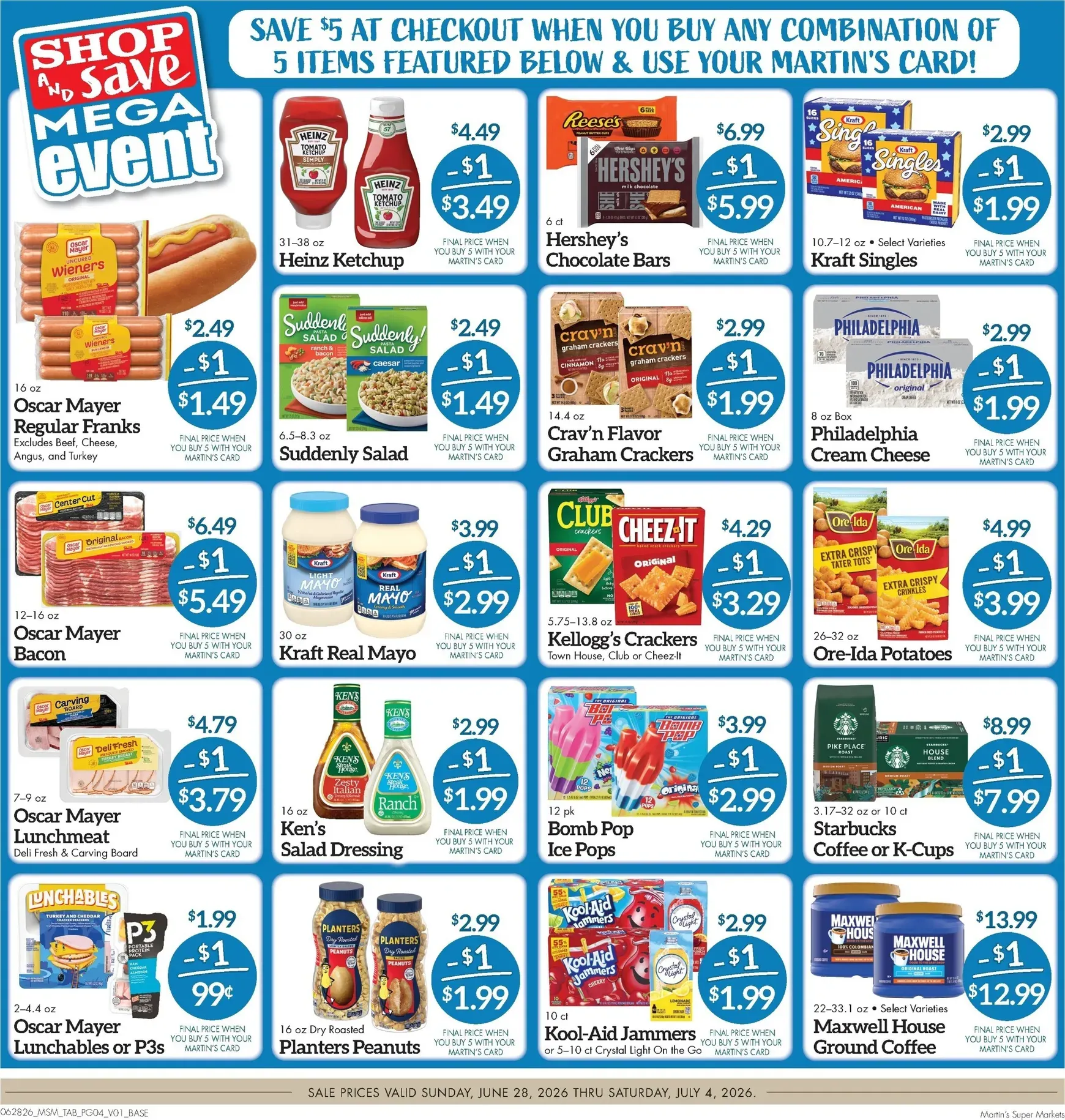 Weekly ad Current Martin's Super Markets leaflet valid from Sunday 06/28/2026 to Saturday 07/04/2026 from June 28 to July 4 2026 - Page 4