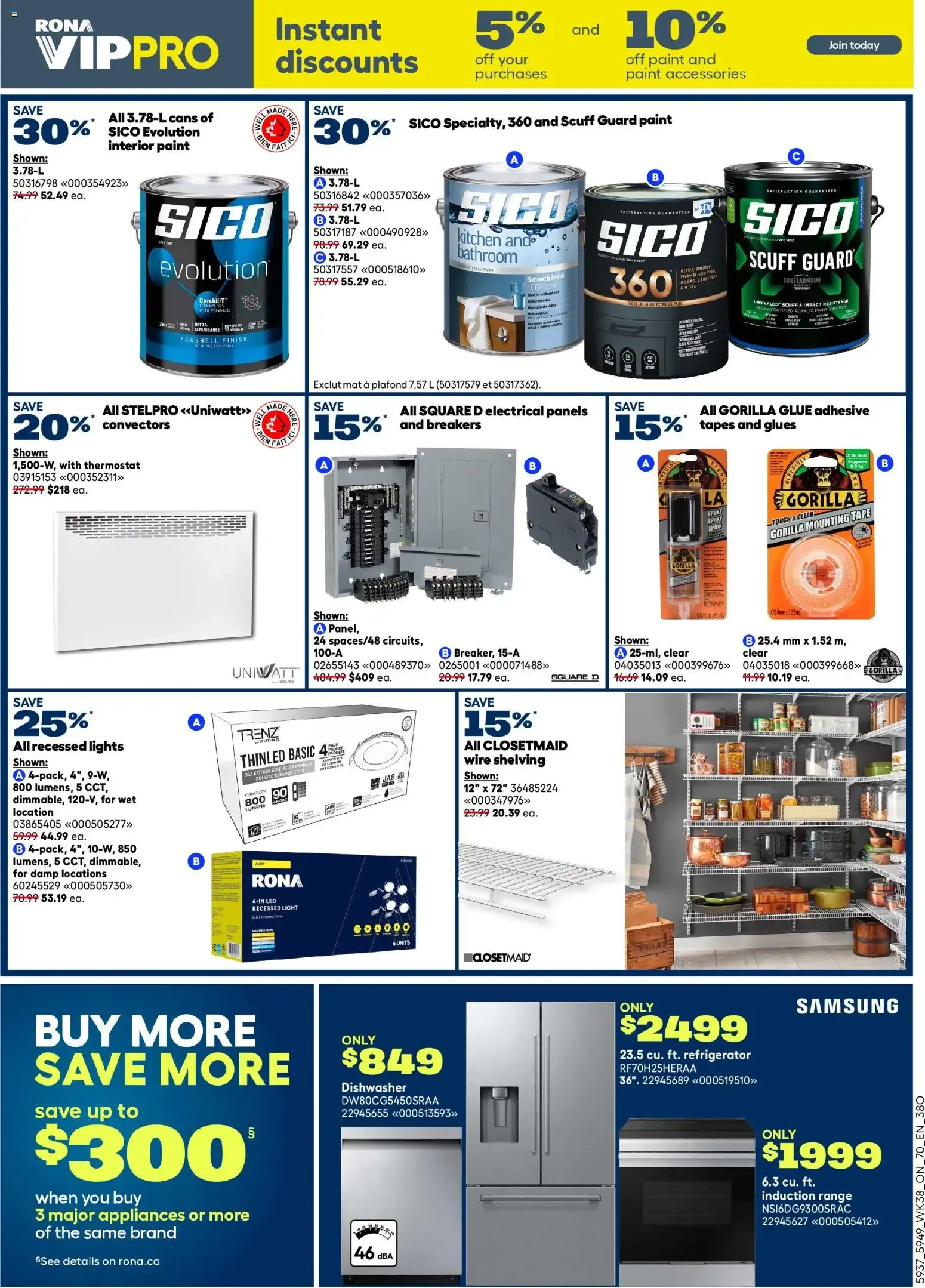 Rona weekly flyer from Oct 15, 2026 > weekly specials & deals from October 15 to October 28 2026 - flyer page 4