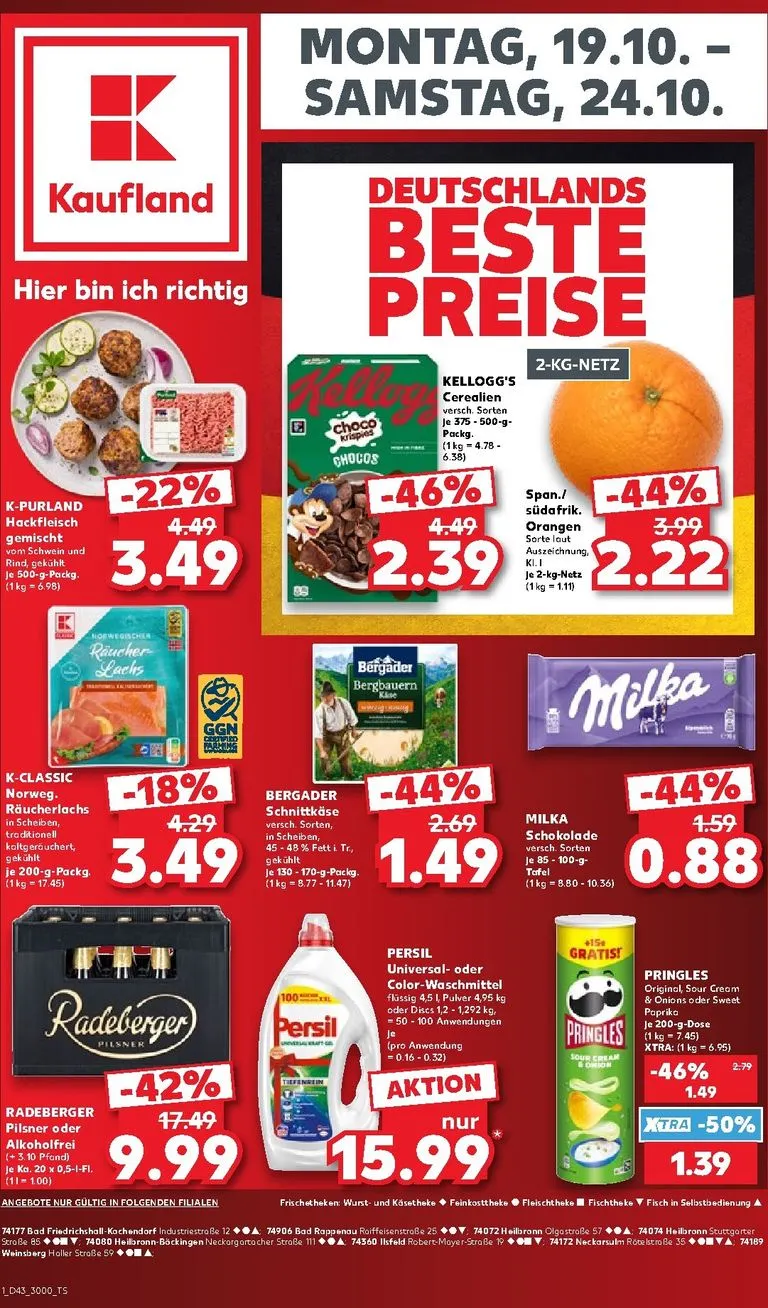 Kaufland Prospekt nächste Woche – von Montag 19.10.2026 bis Samstag 24.10.2026