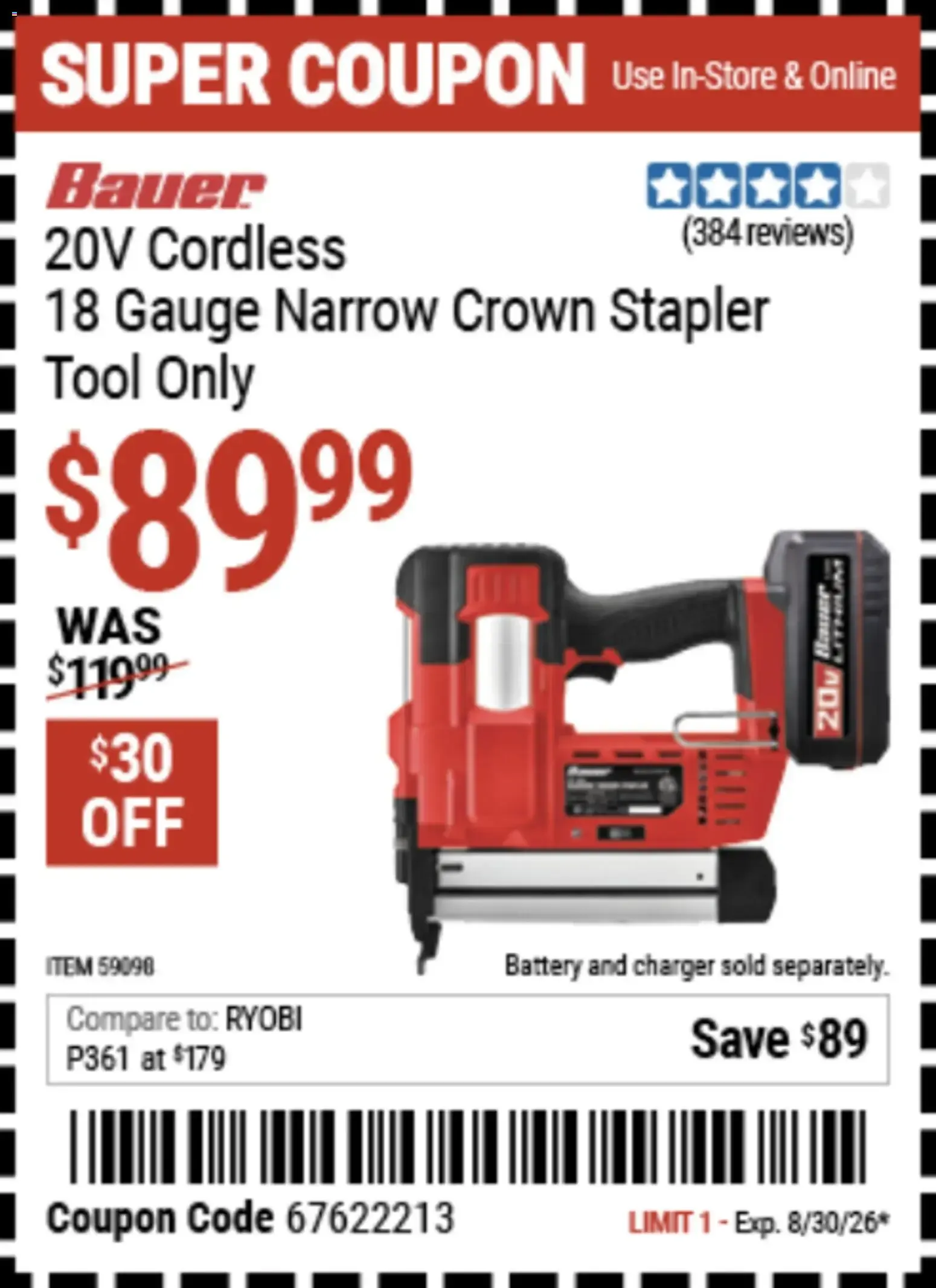 Weekly promotion Harbor Freight: Coupon Deals spanning from August 17 to August 30 2026 - Page 23 for Catalogue 365