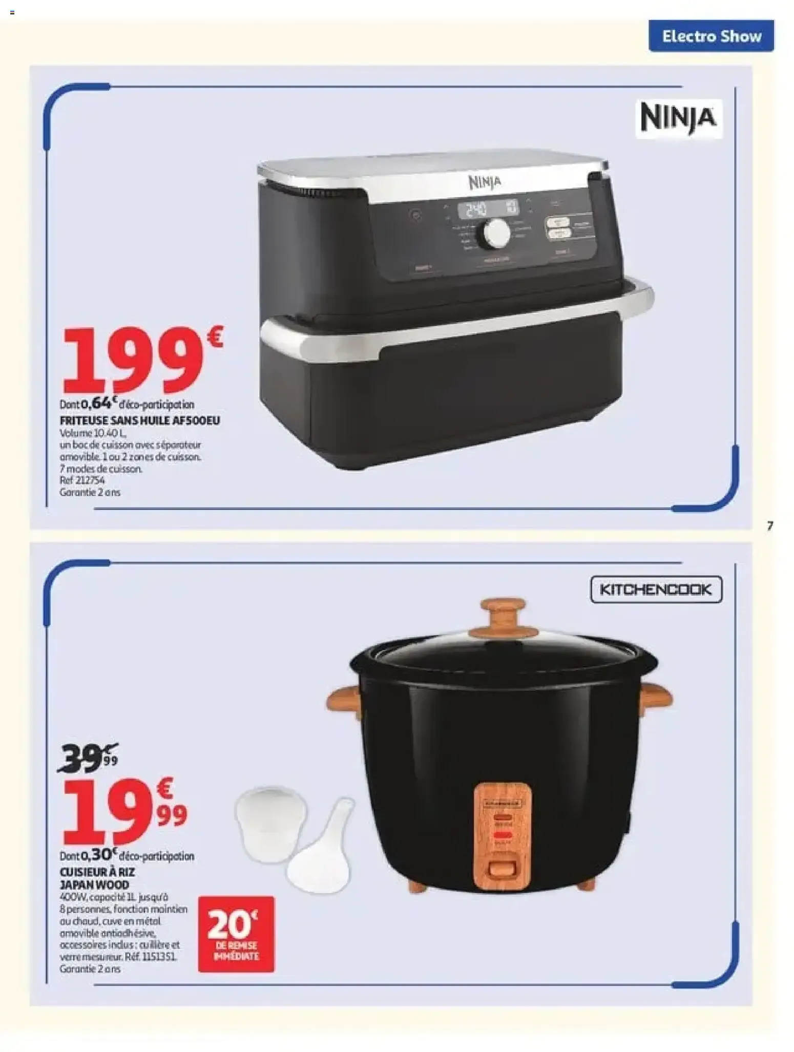 Auchan - Electroshow à partir du 01/09/2026 - promo en ligne du 1 septembre au 13 septembre 2026 - Catalogue page 7