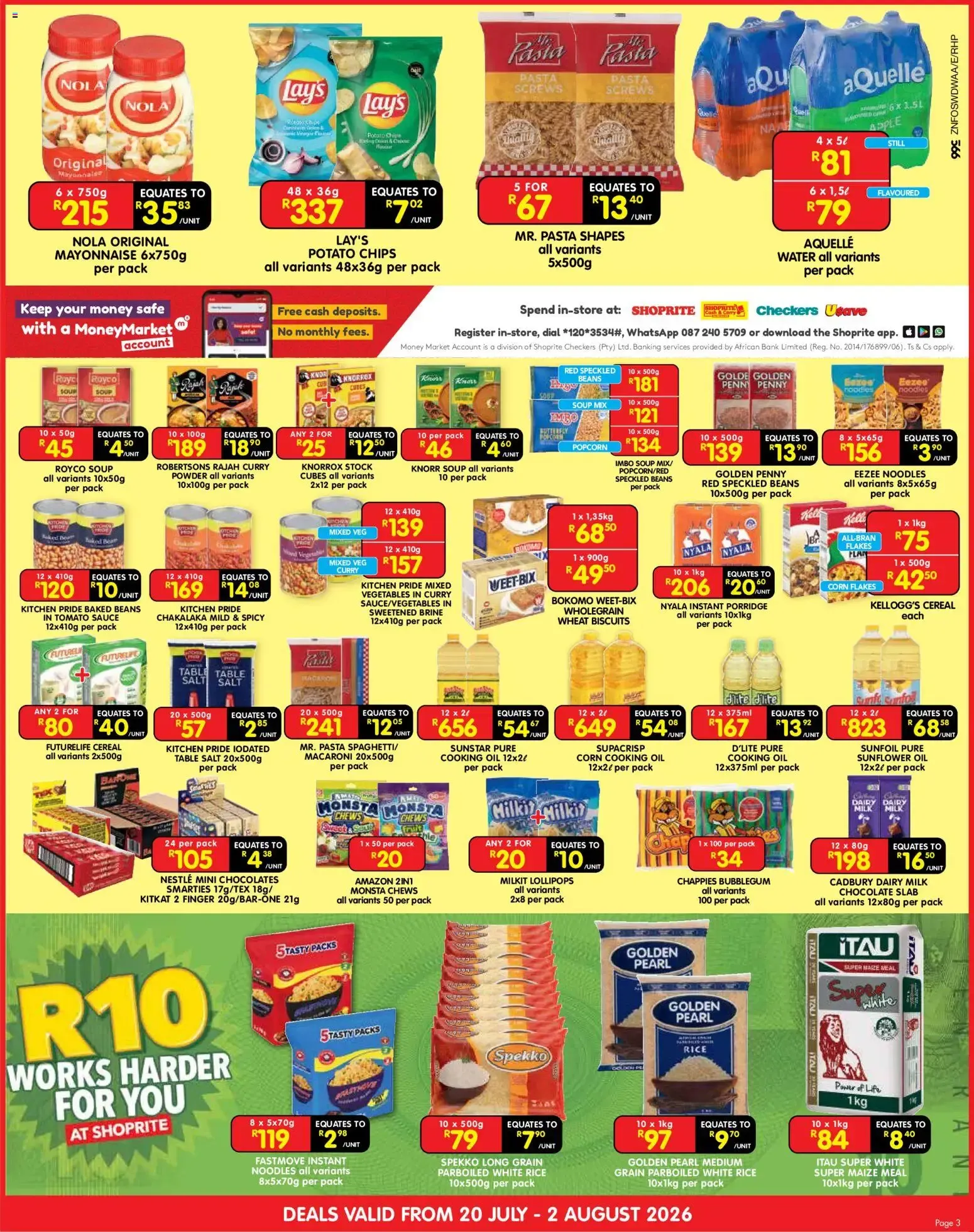 Shoprite Cash & Carry - Load Up for Less from 20 July to 2 August 2026 - Catalogue Page 3