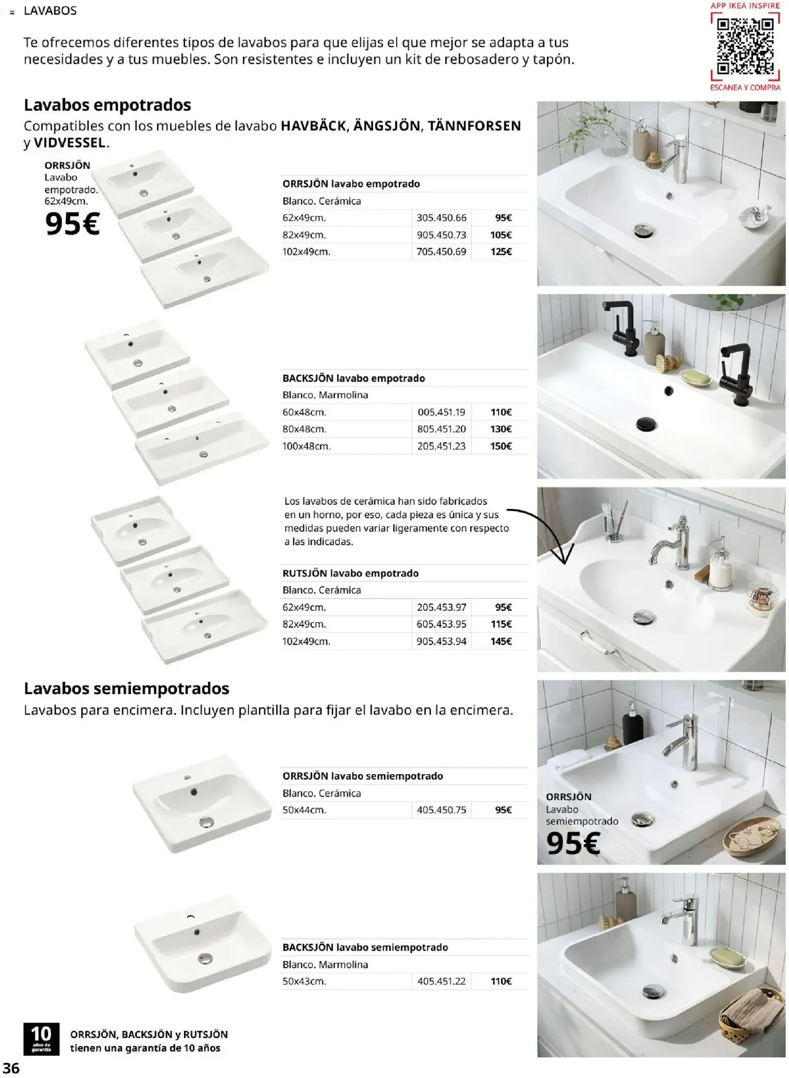 Catálogo de GUÍA DE COMPRA Muebles para el baño 1 de septiembre al 31 de enero 2027 - Página 36