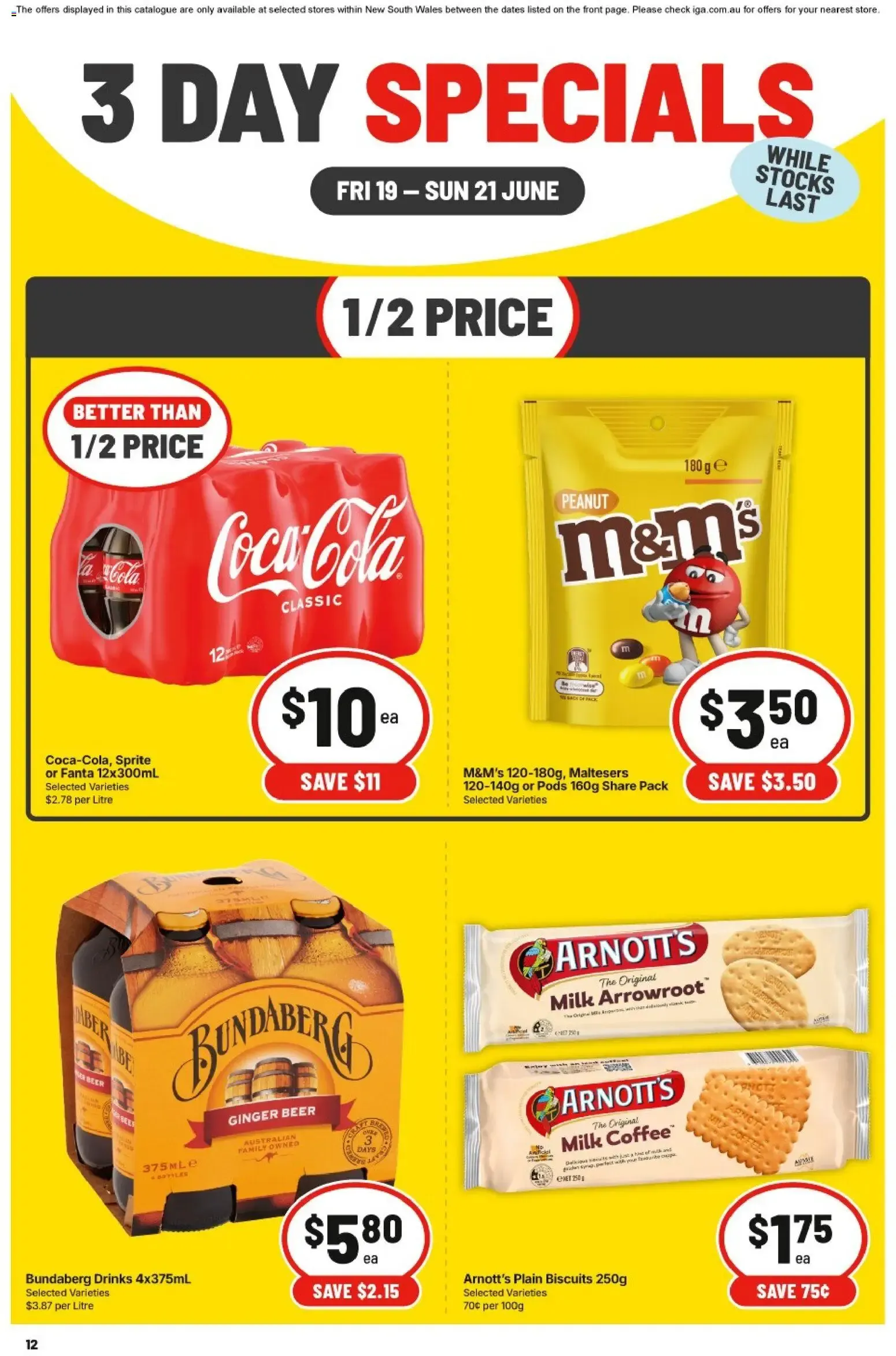 3 DAY SPECIALS - Catalogue valid from 19 June to 21 June 2026 - page 1