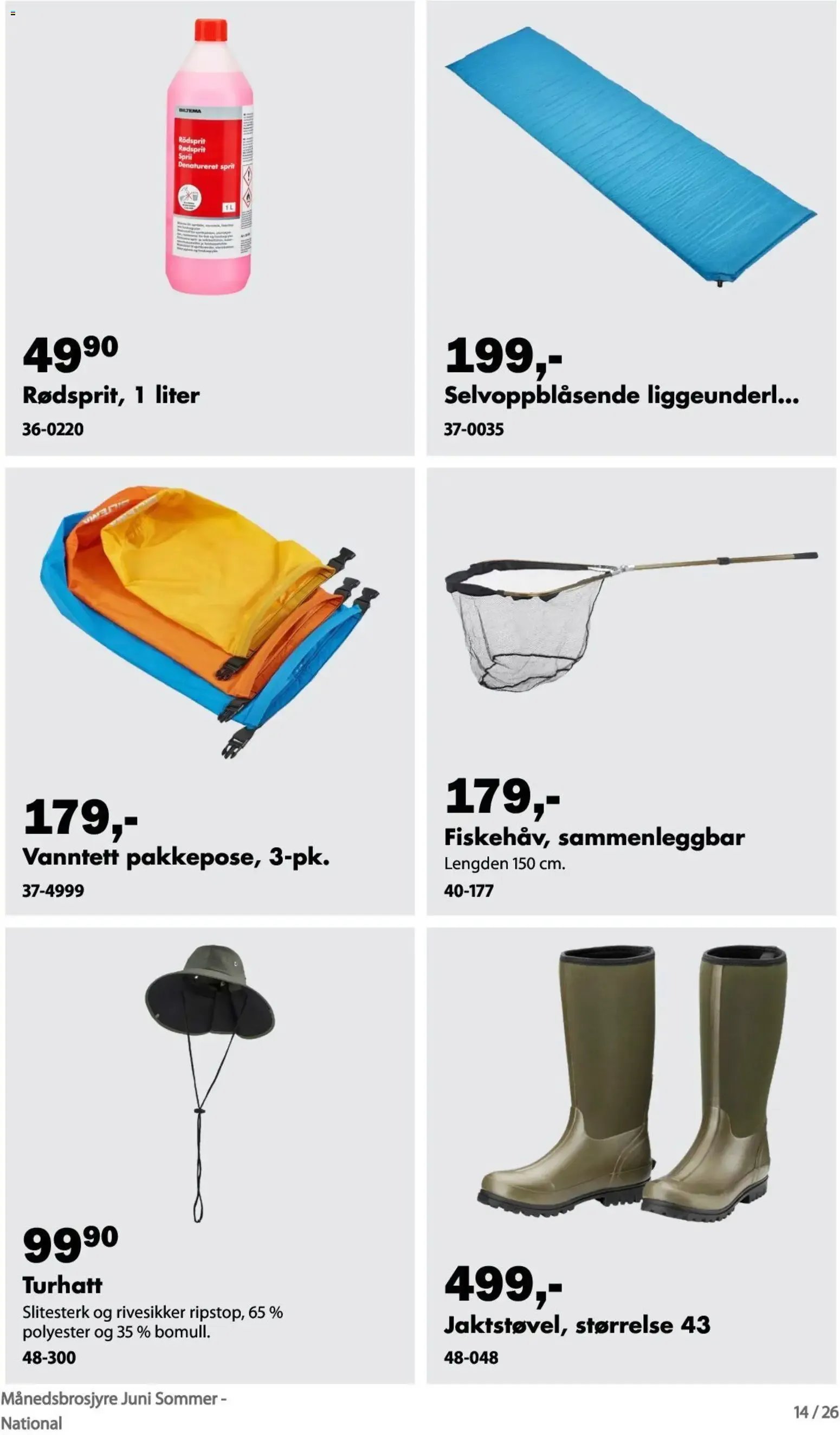 Biltema kundeavis (04/06/2026 - 30/06/2026) - Kundeavis og tilbud fra 4. juni til 30. juni 2026 - kundeavisside 14