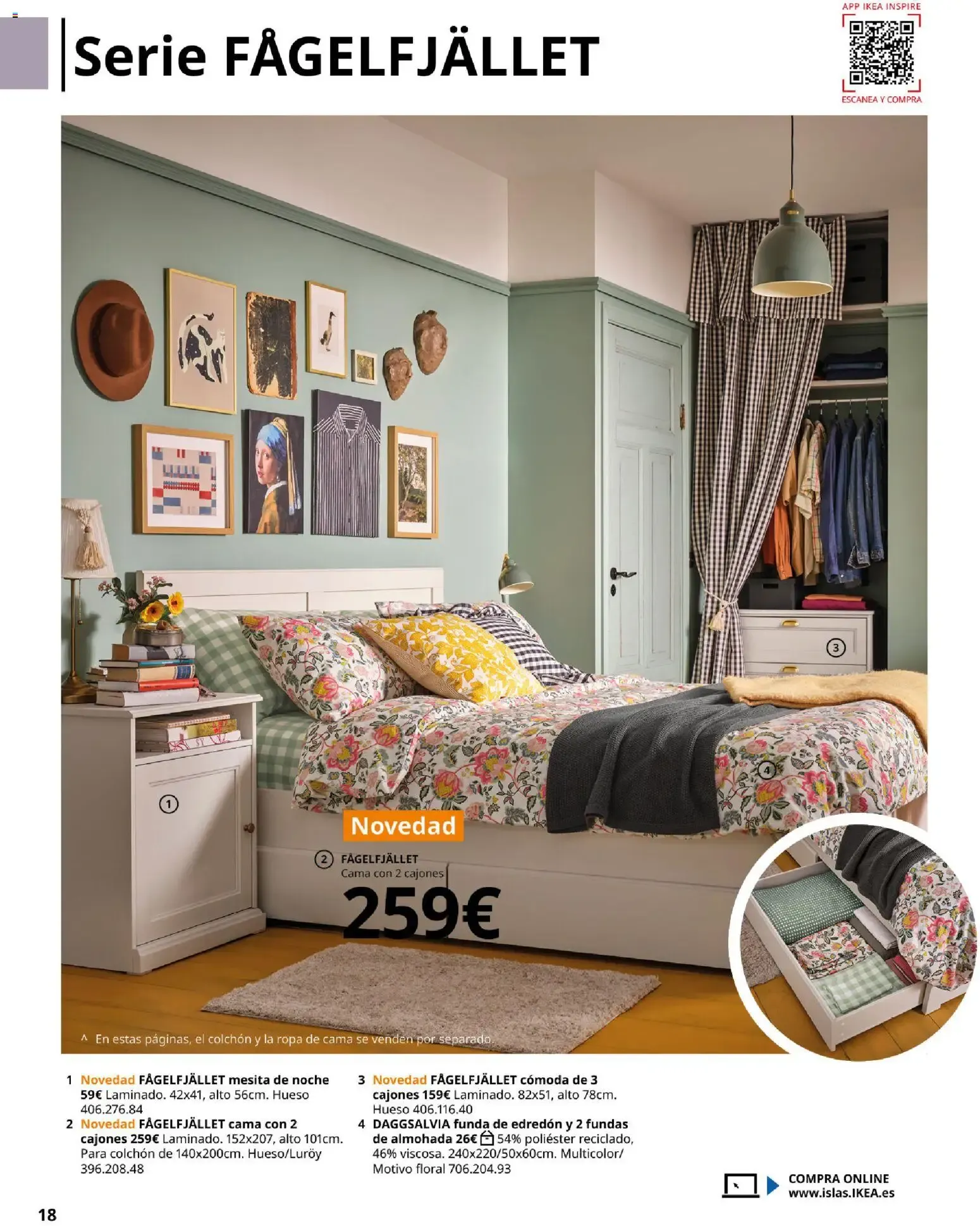 Catálogo de IKEA - Guía de Compra Muebles para el Dormitorio 1 de septiembre al 31 de enero 2027 - Página 18