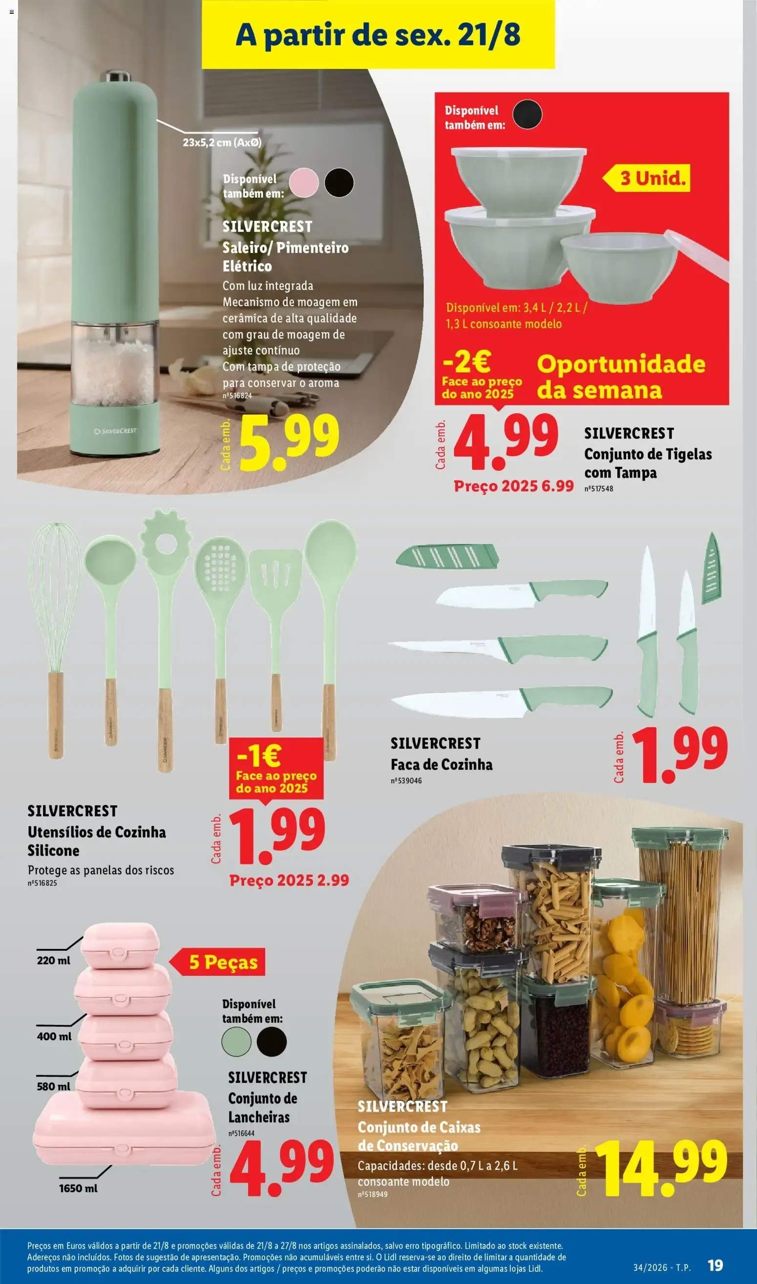 Folheto Lidl Novidades » de 17/08/2026 - 23/08/2026 de 17 de agosto até 23 de agosto 2026 - Pagina 19