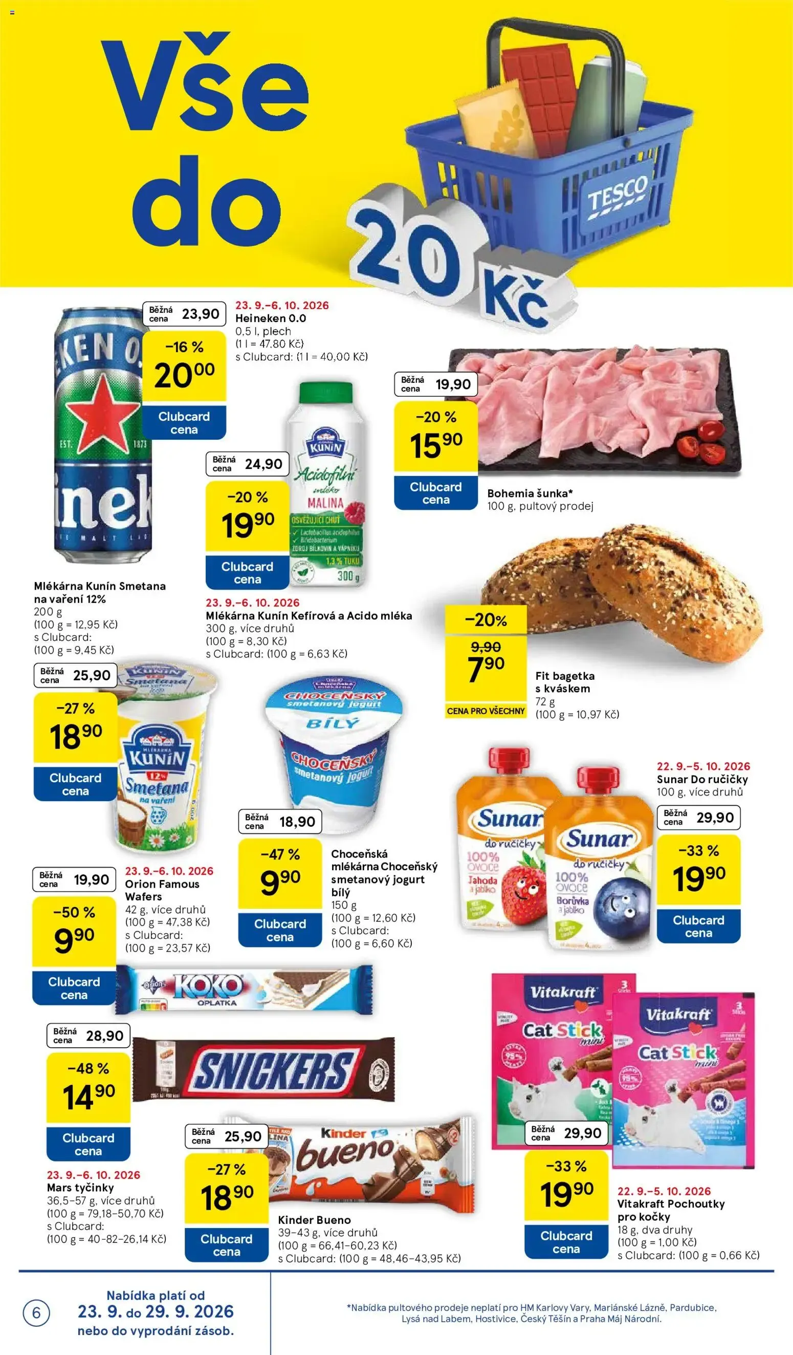 Tesco: Naše nejlepší nabídky týdne - 23. září 29. září 2026 - Page 6