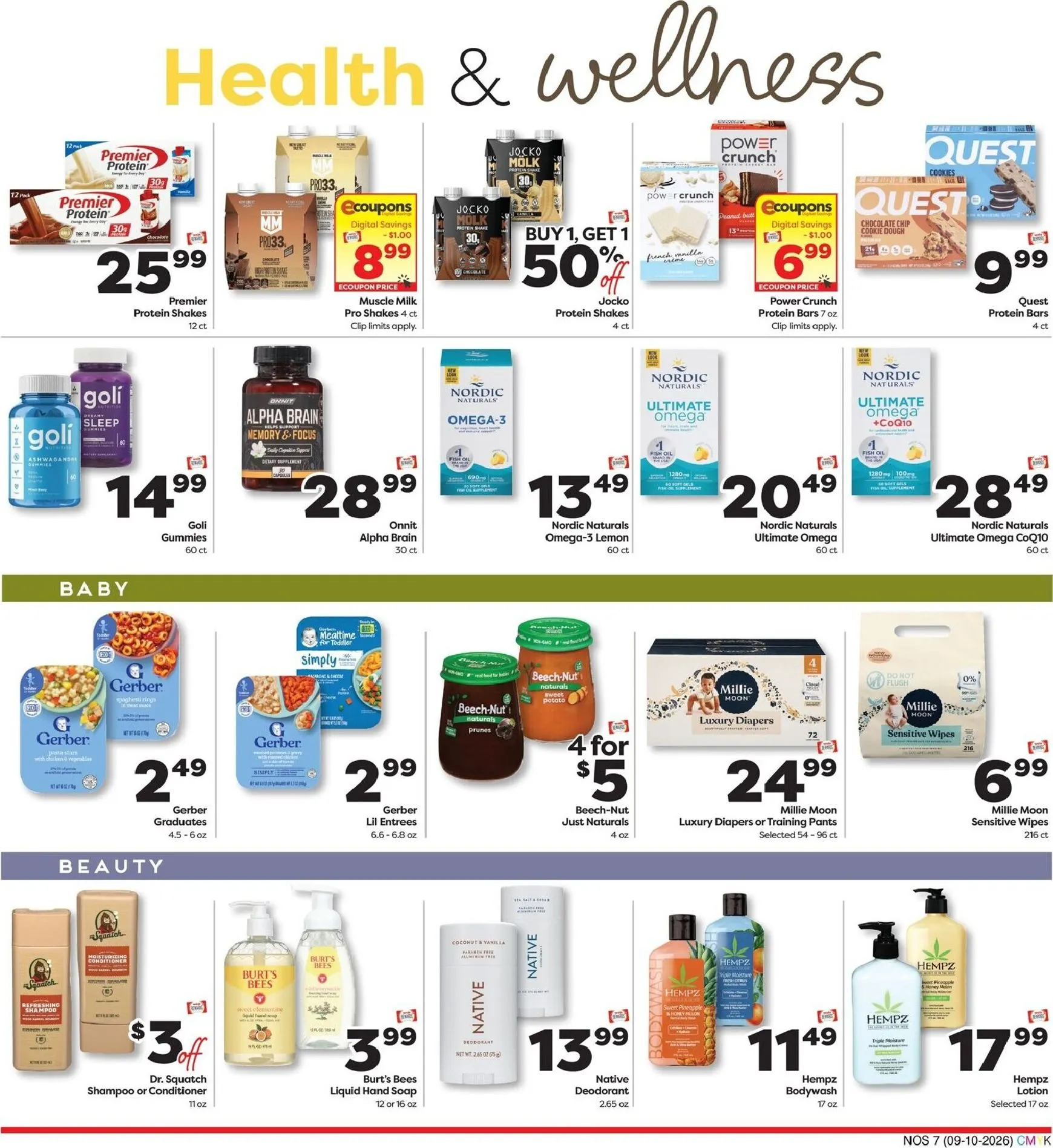 Weekly ad Current Weis Markets - Natural & Organic leaflet valid from Thursday 09/10/2026 to Wednesday 09/30/2026 from September 10 to September 30 2026 - Page 7