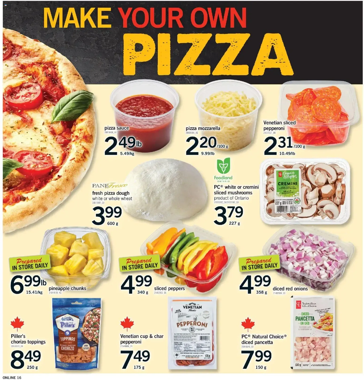 Fortinos weekly flyer / circulaire from Jul 16, 2026 > weekly specials & deals from July 16 to July 22 2026 - flyer page 16