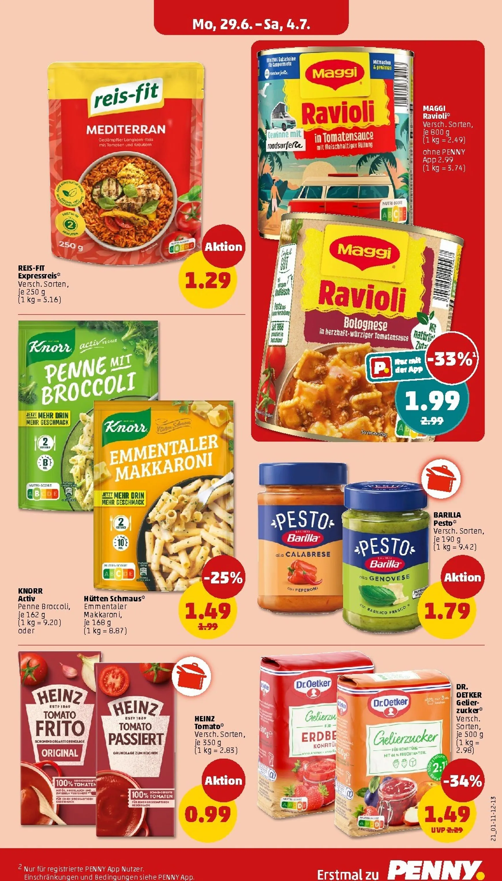 PENNY Prospekt nächste Woche – von Montag 29.06.2026 bis Samstag 04.07.2026 von 29. Juni bis 4. Juli 2026 - Prospekt seite 23