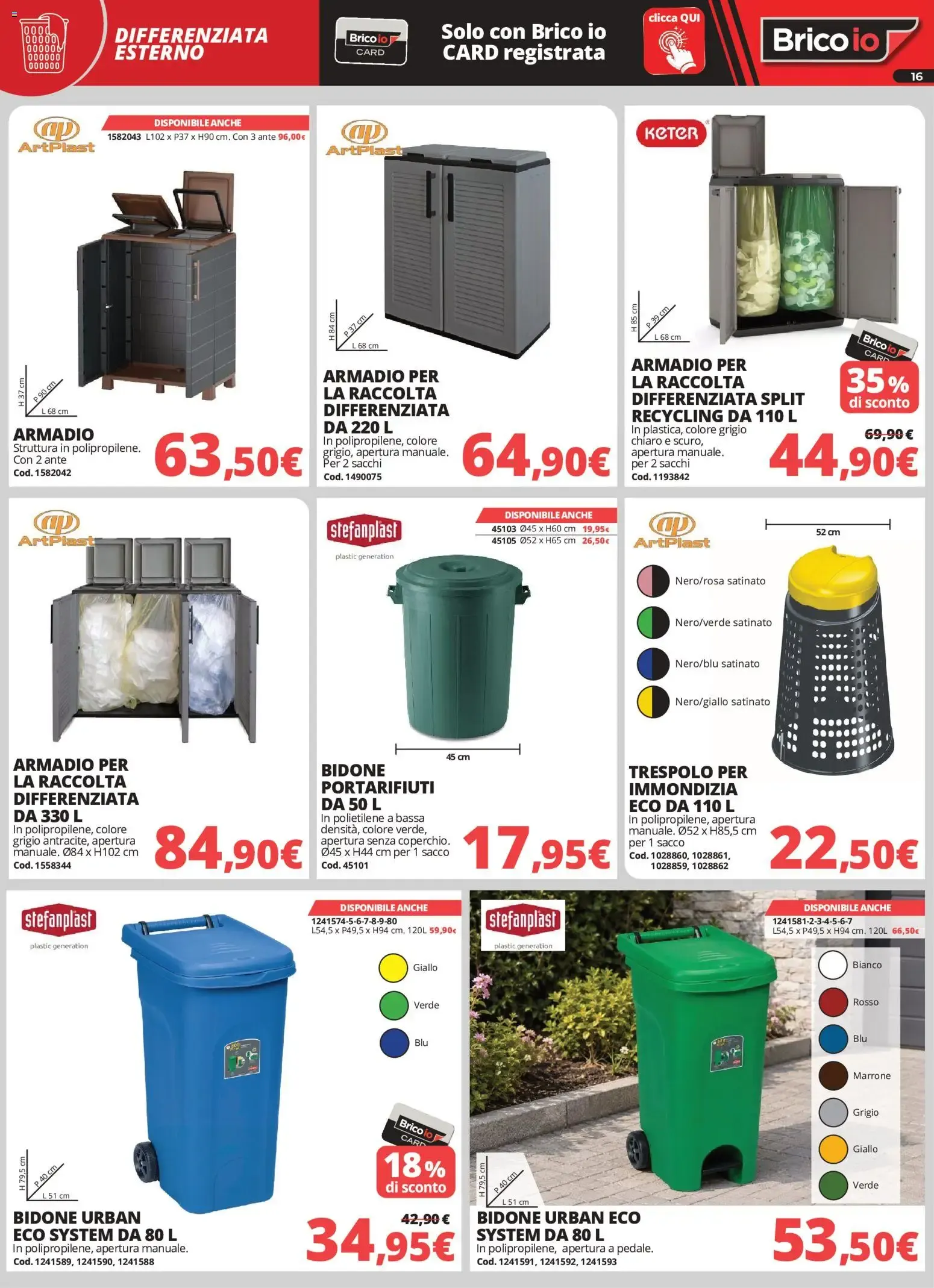 Nuovo Brico io volantino Sistemazione dal 28/09/2026 > offerte anteprima 🛍️ da 28 settembre a 2 novembre di 2026 - Pagina del volantino 16