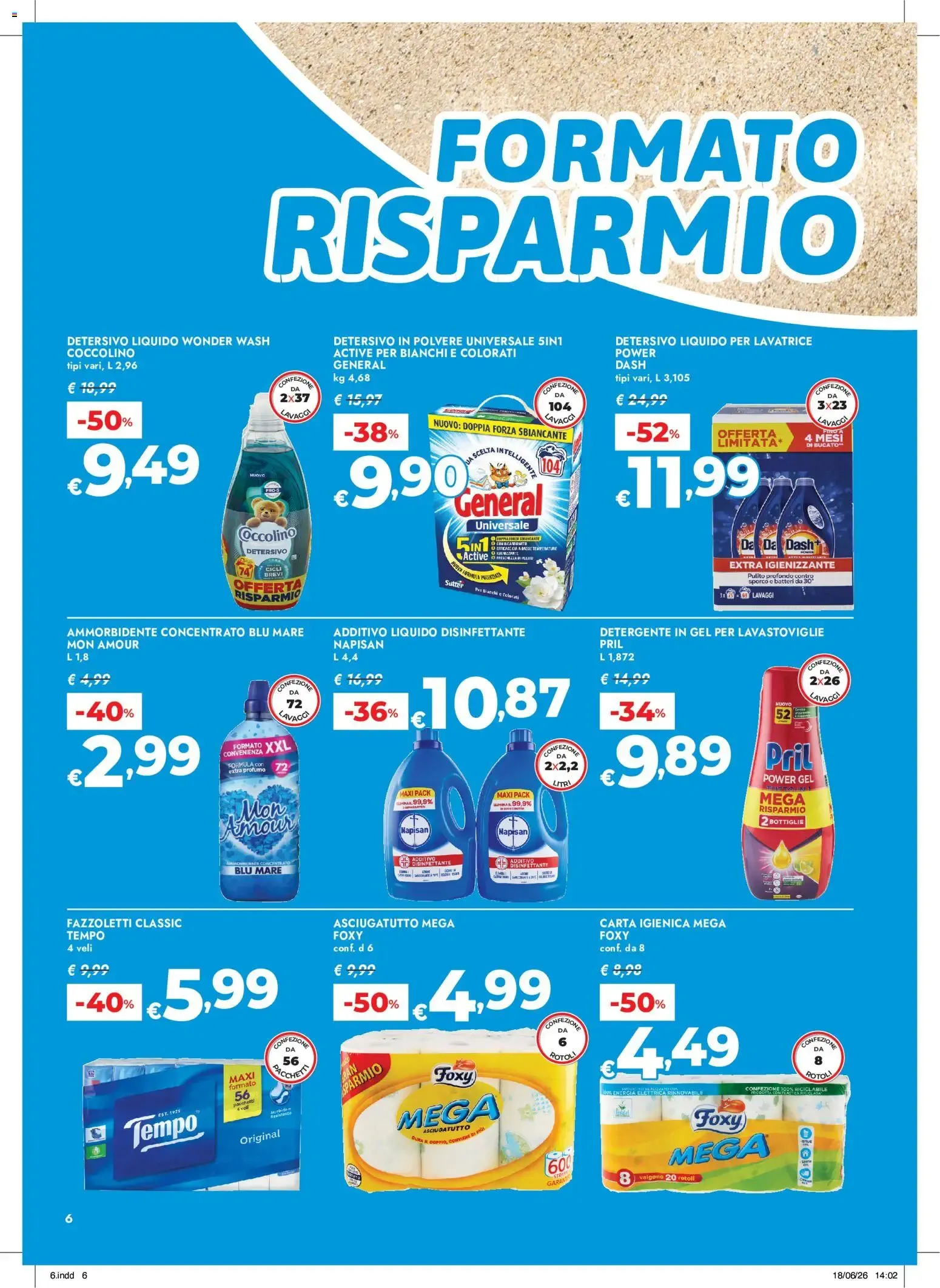 Bennet: Formato Risparmio XXL - Oferta Tonno Rio Mare da 2 luglio a 15 luglio di 2026 - Pagina del volantino 6