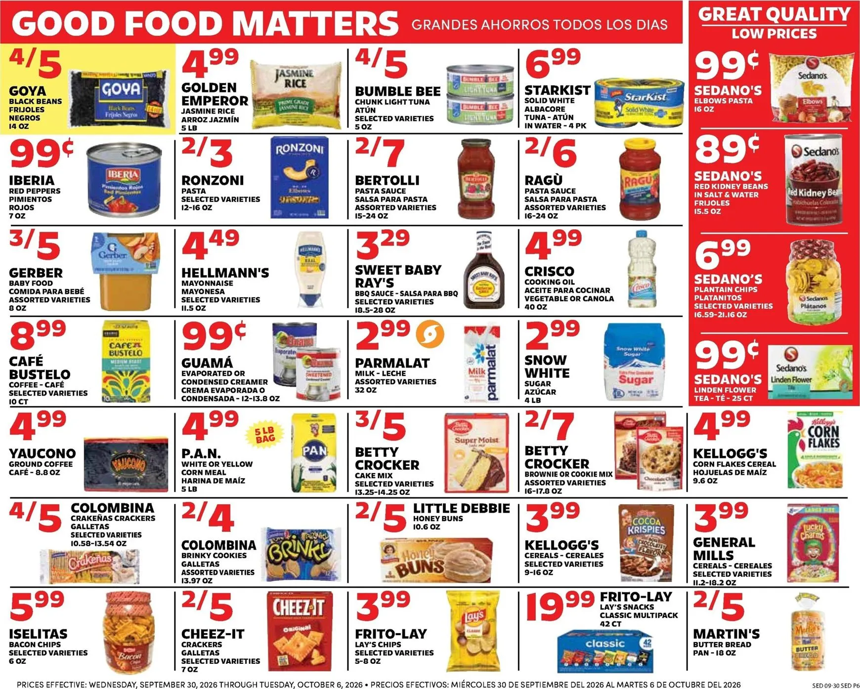 Weekly ad Sedano's Weekly Specials from September 30 to October 6 2026 - Page 6