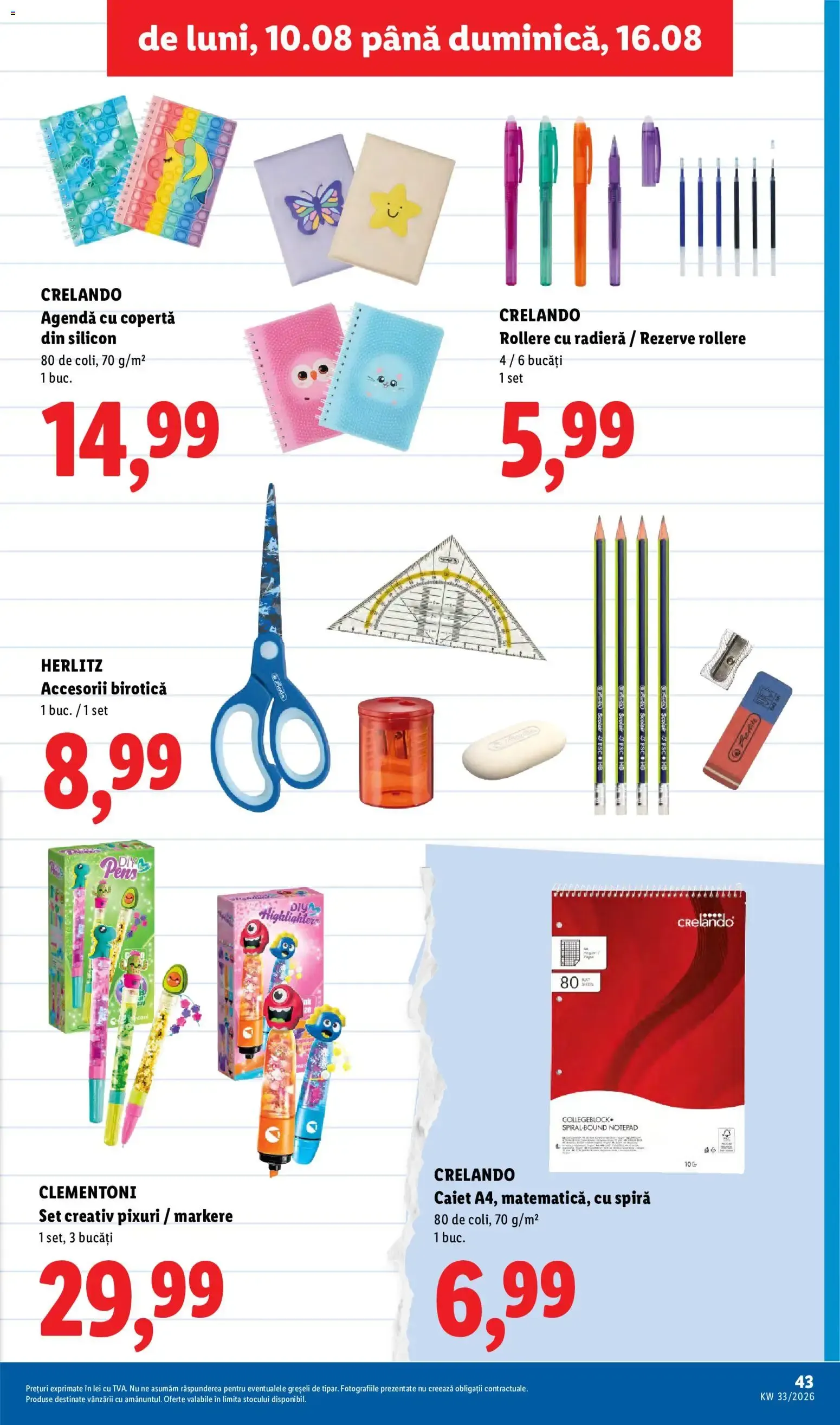 Catalog Catalog LIDL 10.08.2026 - Oferta și Revista online de la 10 august până la 16 august 2026 - Revista Pagina 43