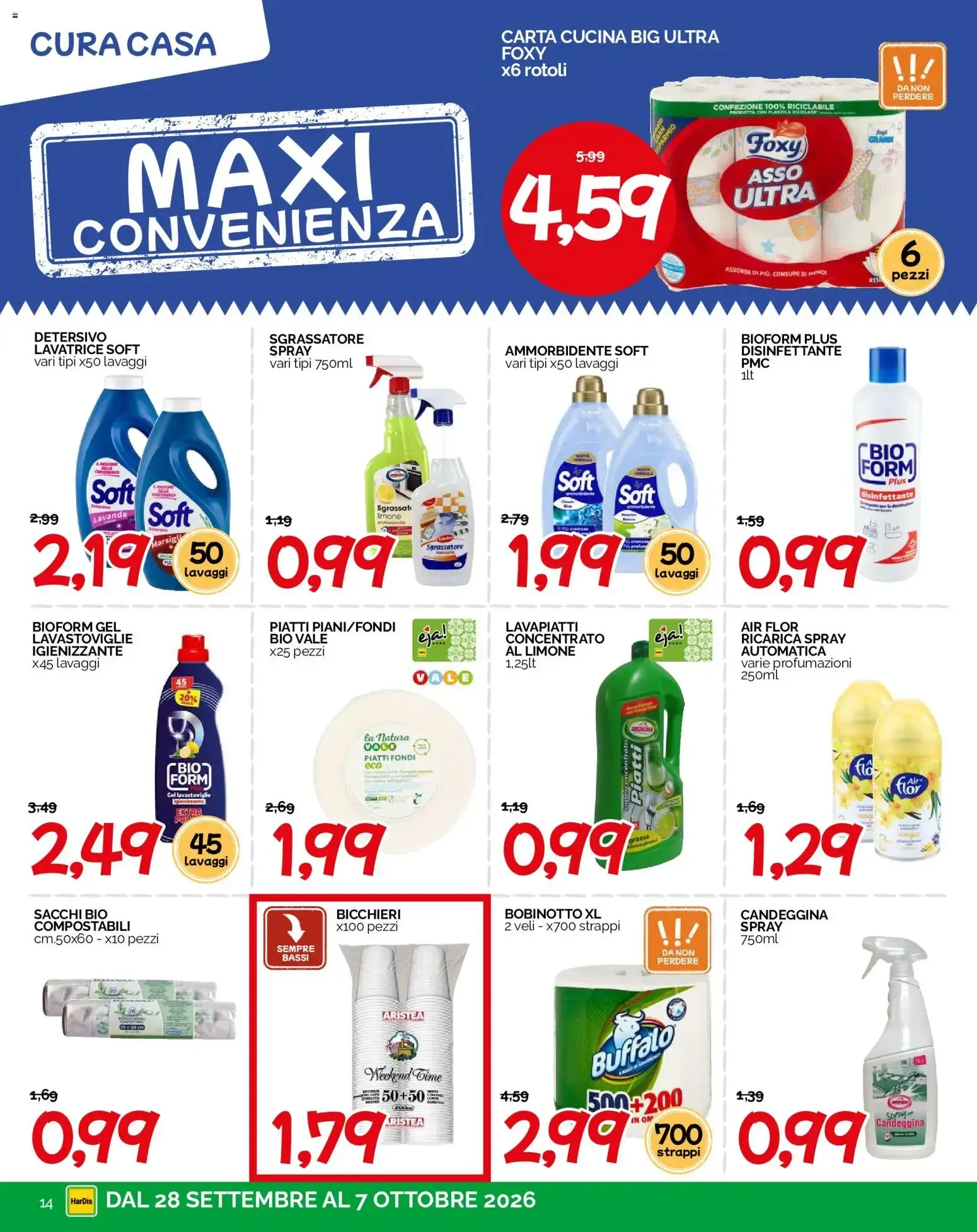 HarDis volantino dal 28/09/2026 - online Offerte da 28 settembre a 7 ottobre di 2026 - Pagina del volantino 14