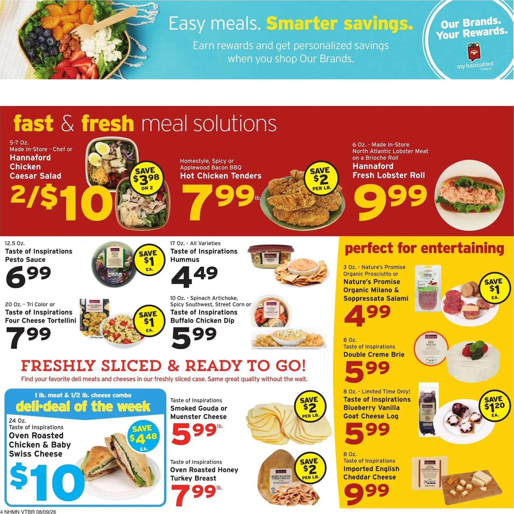 Weekly ad Hannaford Savings you can count on. from August 9 to August 15 2026 - Page 4