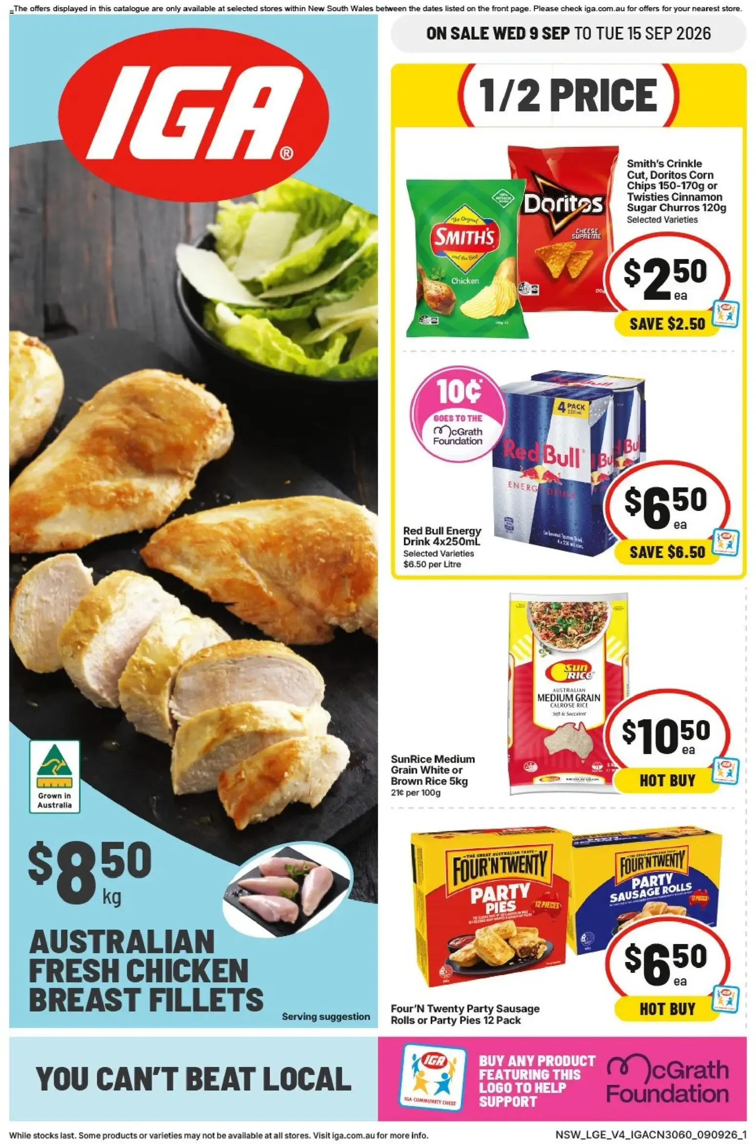 IGA Catalogue - Catalogue valid from 9 September to 15 September 2026 - page 1