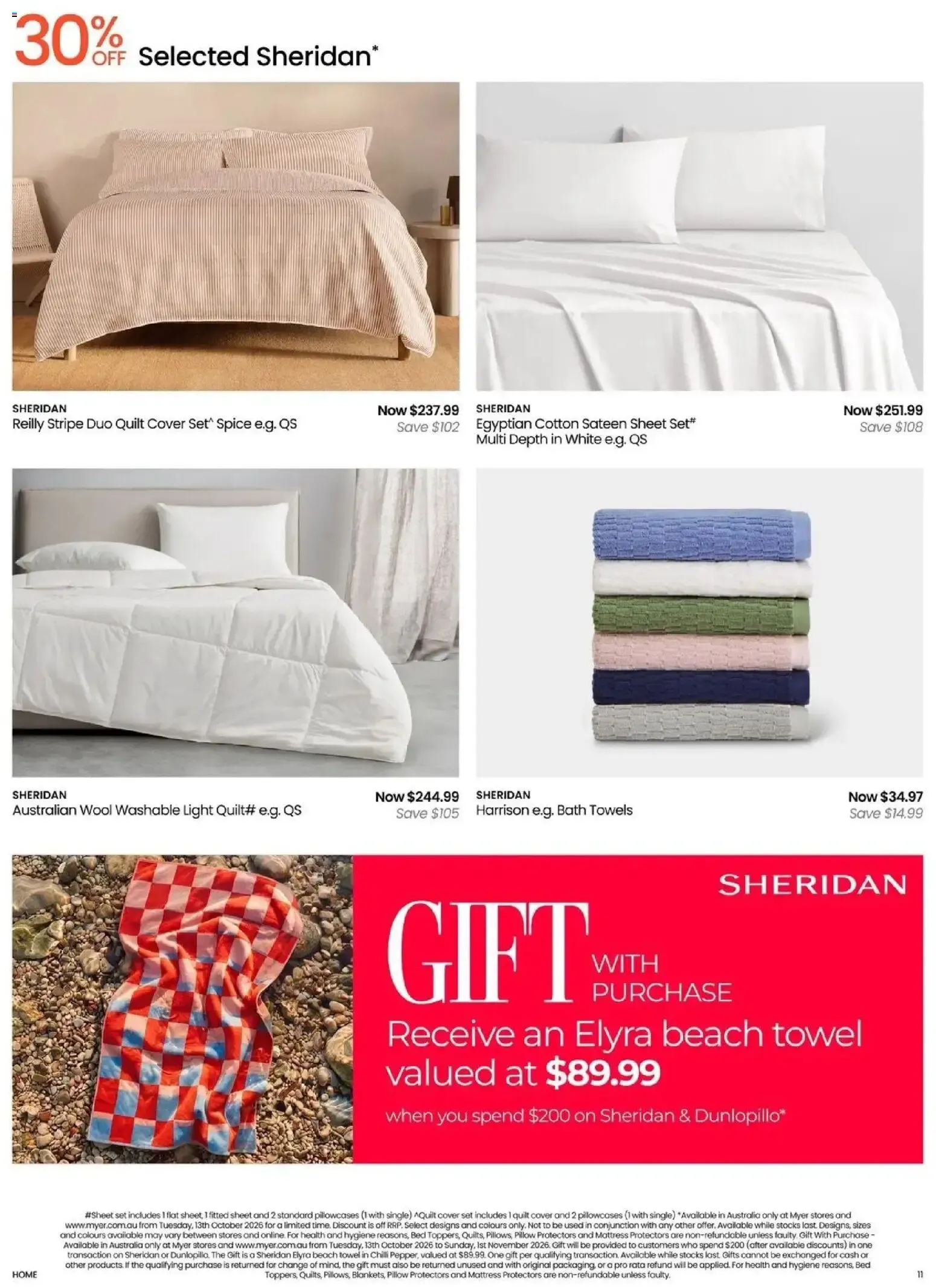 Myer Celebration Ready: Bed, Bath & Living Home Essentials - Catalogue valid from 13 October to 1 November 2026 - page 13
