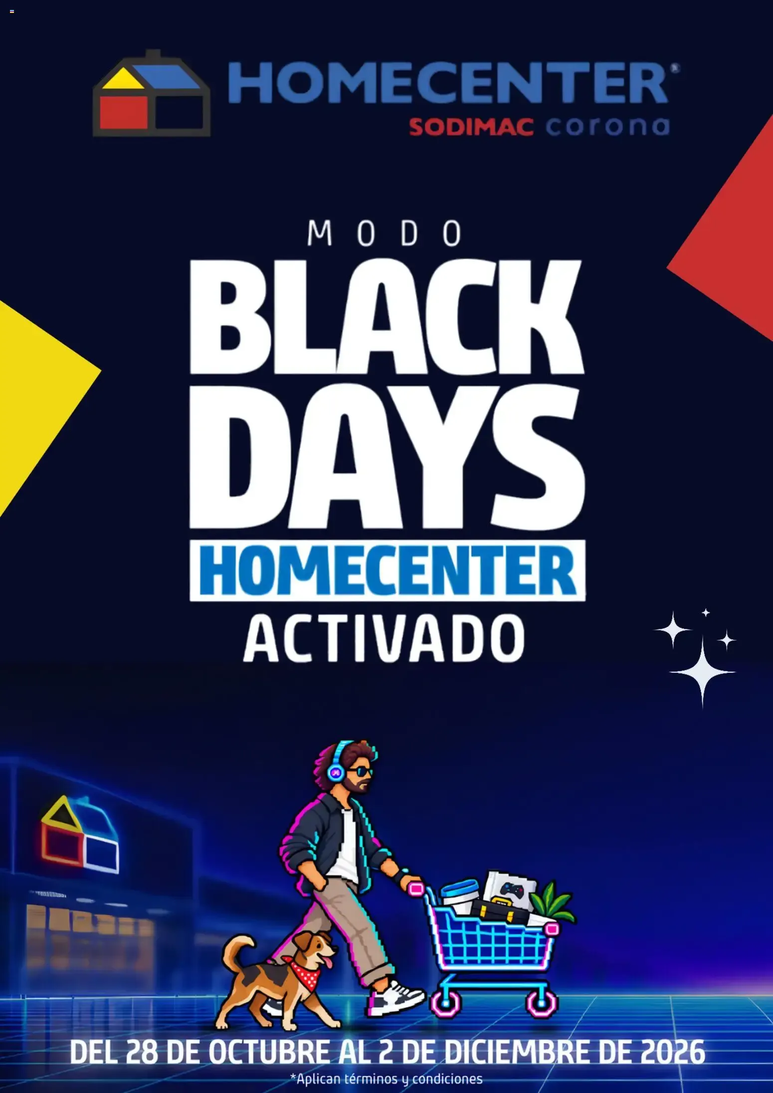 Catalogo de Homecenter Modo Black Days 28 de octubre al 2 de diciembre 2026 - Pag 1