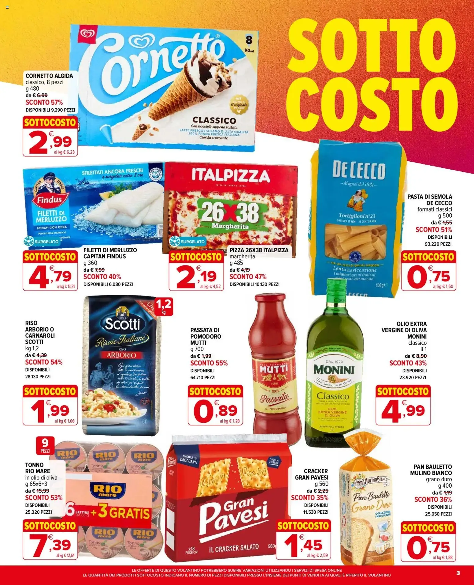 Iperal Supermercati Sotto Costo da 3 settembre a 15 settembre di 2026 - Pagina del volantino 3