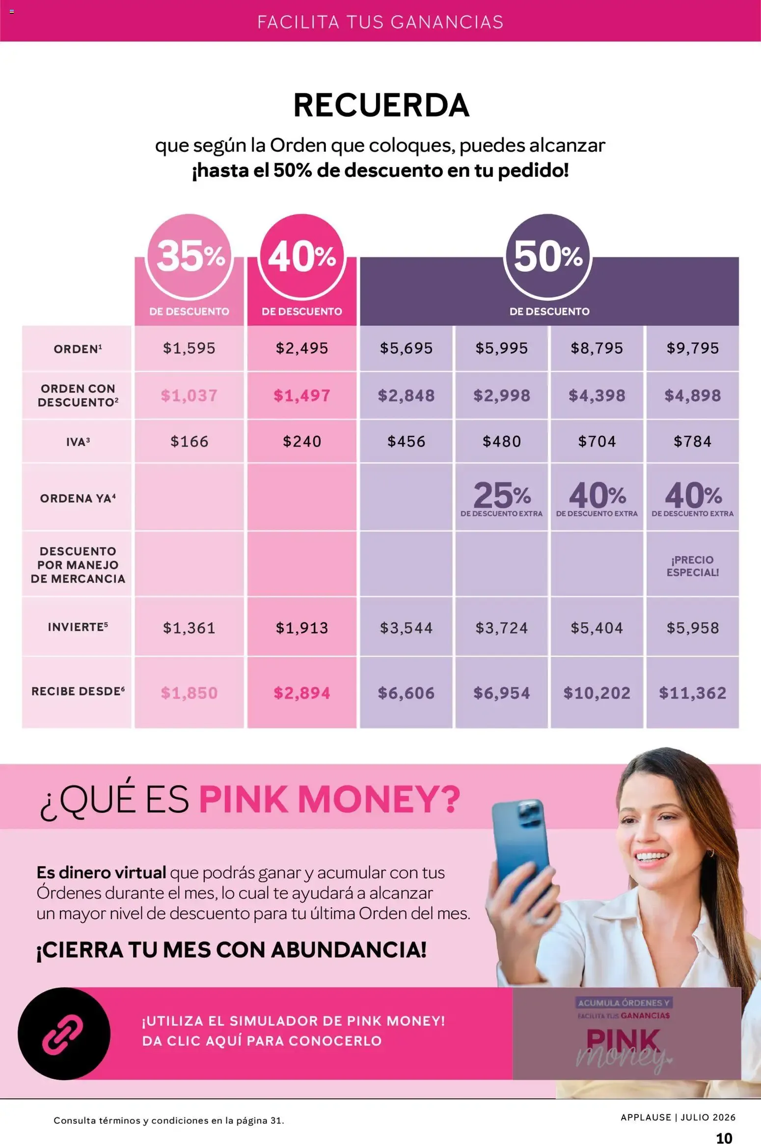 Catálogo de MARY KAY applause TU REVISTA PARA EL ÉXITO 1 de julio al 31 de julio 2026 - Pagina 10