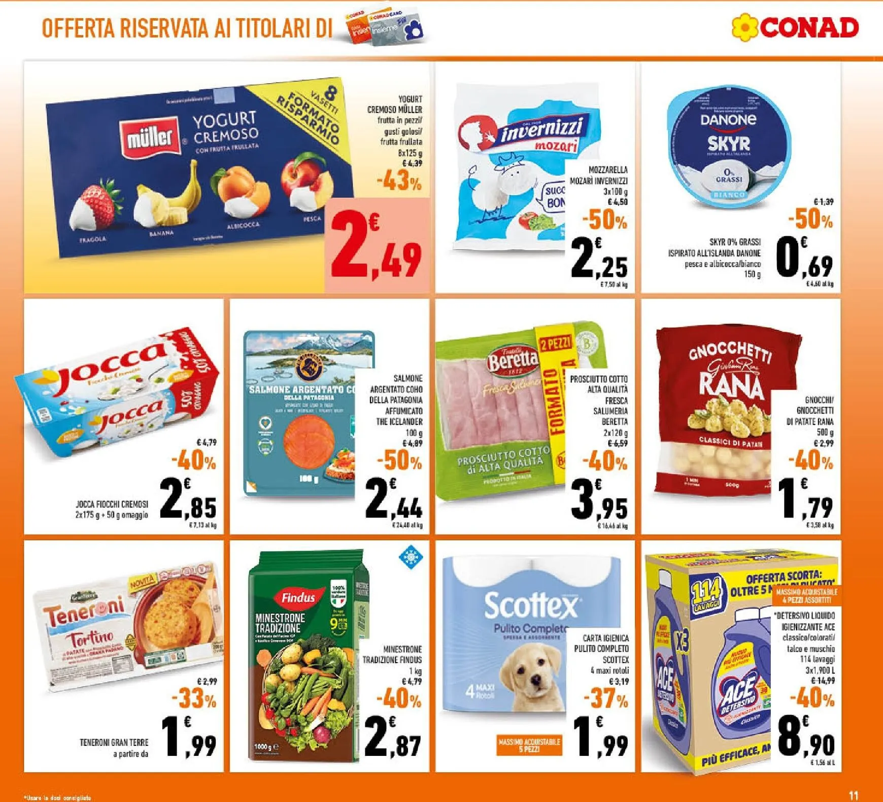 Volantino attuale di Conad valido dal mercoledì 23/09/2026 al domenica 04/10/2026 da 23 settembre a 4 ottobre di 2026 - Pagina del volantino 11