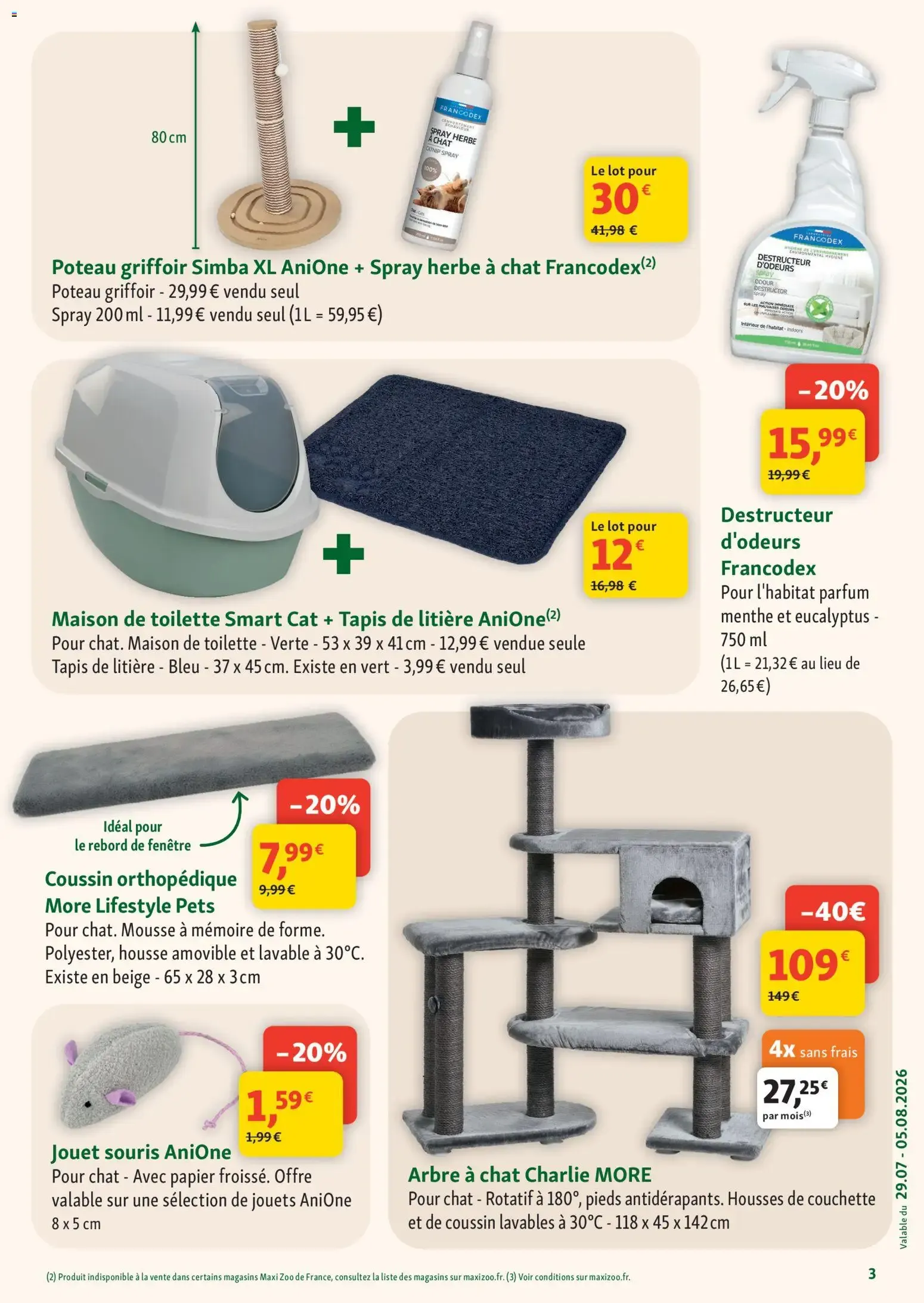 Maxi Zoo du 29 juillet au 5 août 2026 - Catalogue page 3