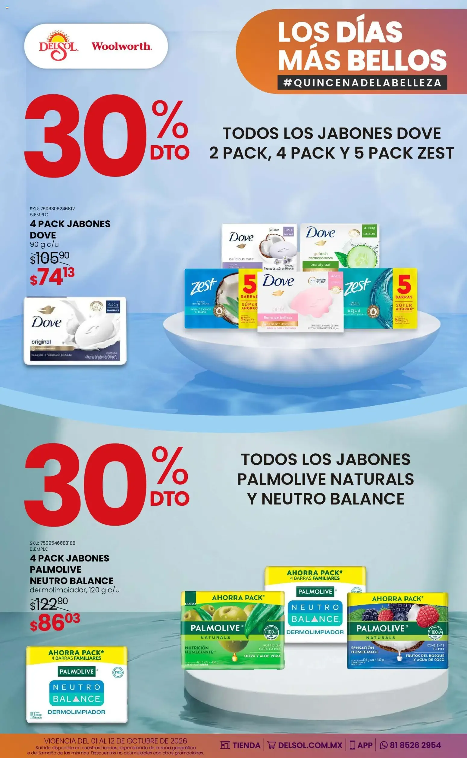Catálogo de Del Sol y Woolworth catálogo Los días más bellos - Quincena Belleza (01/10/2026 - 12/10/2026) - catálogo en línea 1 de octubre al 12 de octubre 2026 - Pagina 20