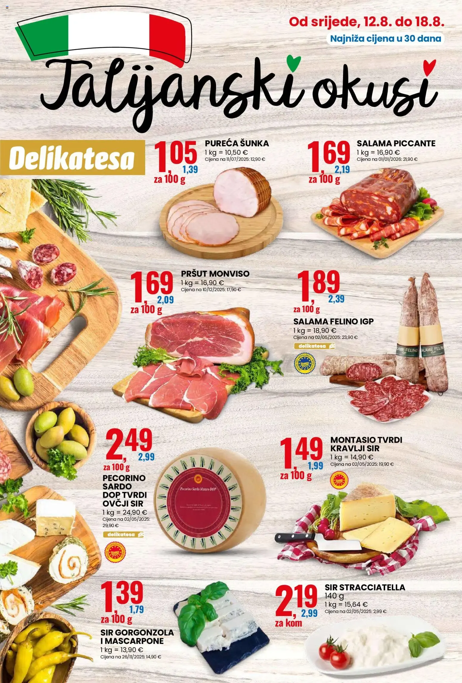 Katalog Pametna kupnja: Talijanski okusi od 12. kolovoza do 18. kolovoza 2026. - Pregled Stranica 2