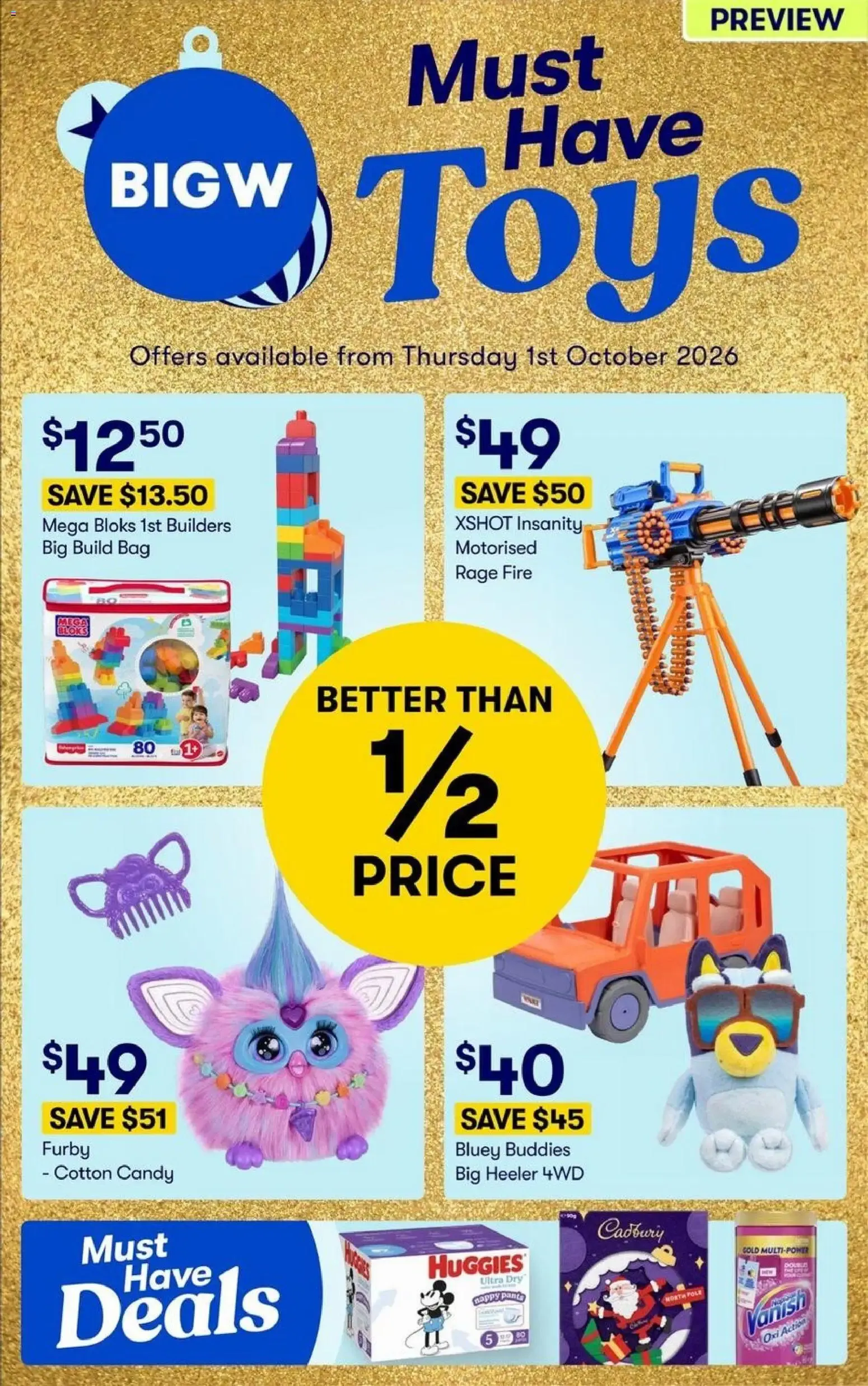 BIGW Must Have Toys - Catalogue valid from 1 October to 15 November 2026 - page 1