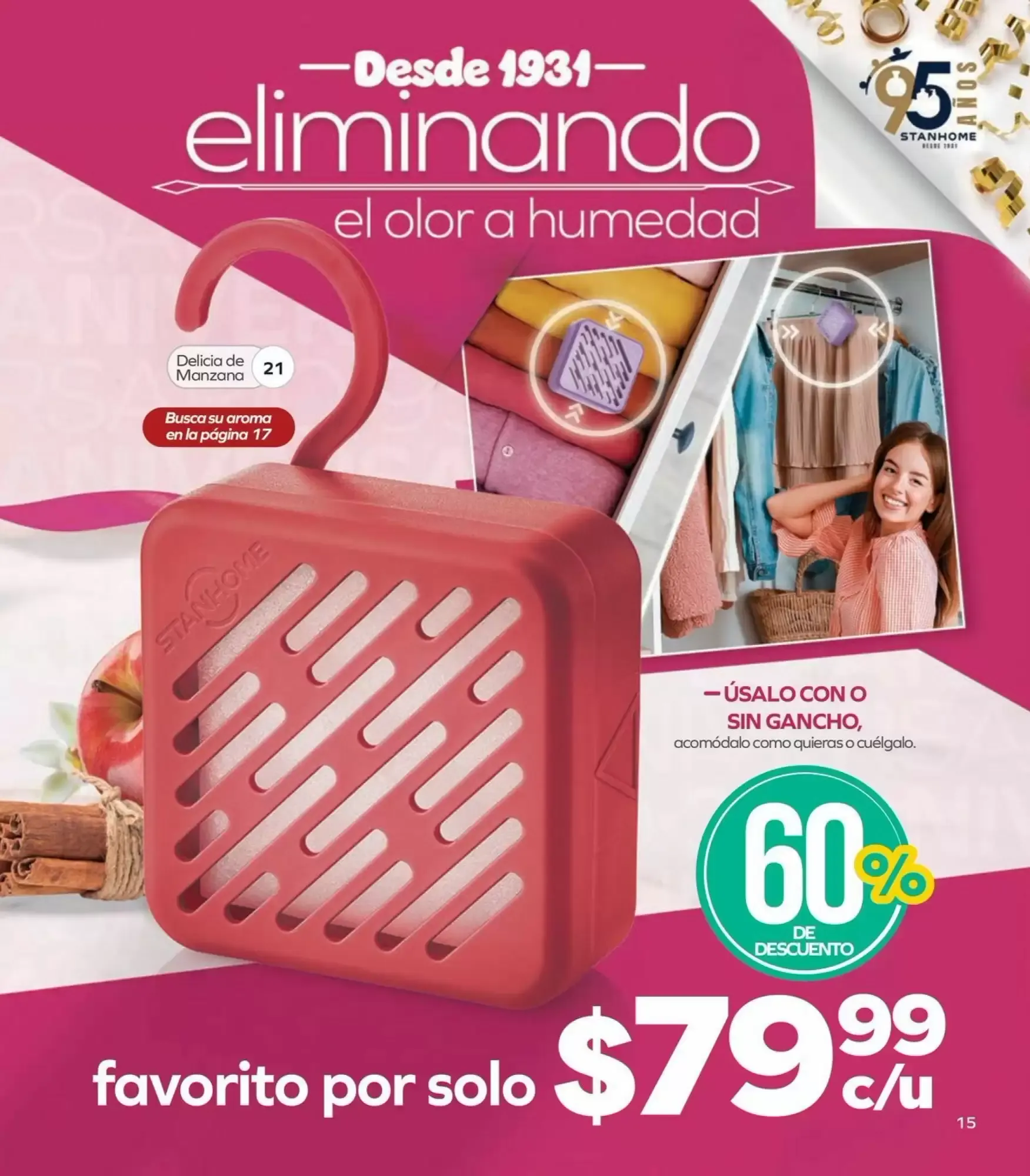 Catálogo de Catálogo Promocional Stanhome C-15/2026 - Edición especial de Aniversario 21 de septiembre al 9 de octubre 2026 - Pagina 17