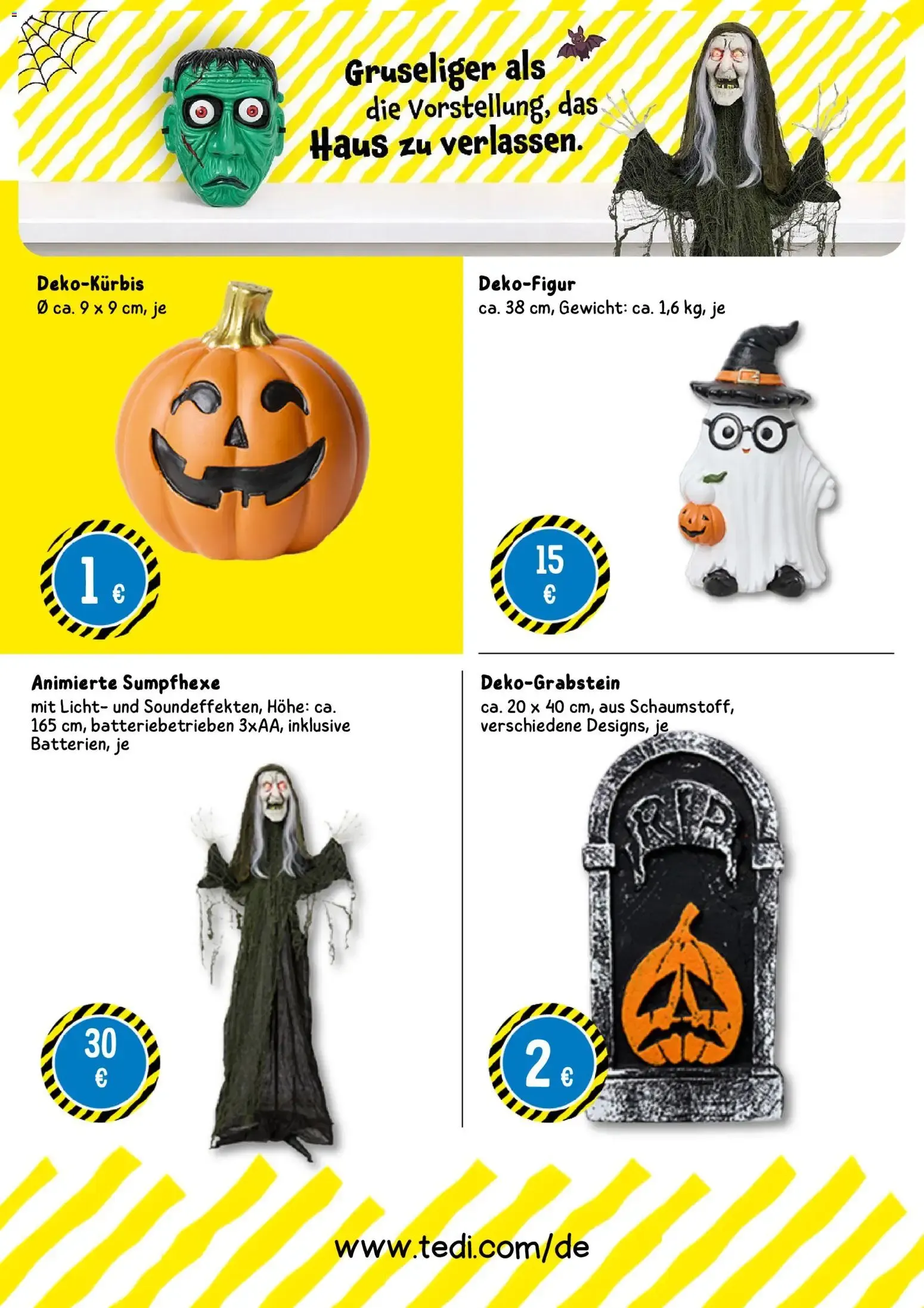 TEDi - Halloween: Gruseliger als die Vorstellung, das Haus zu verlassen. von 23. September bis 26. Oktober 2026 - Prospekt seite 2