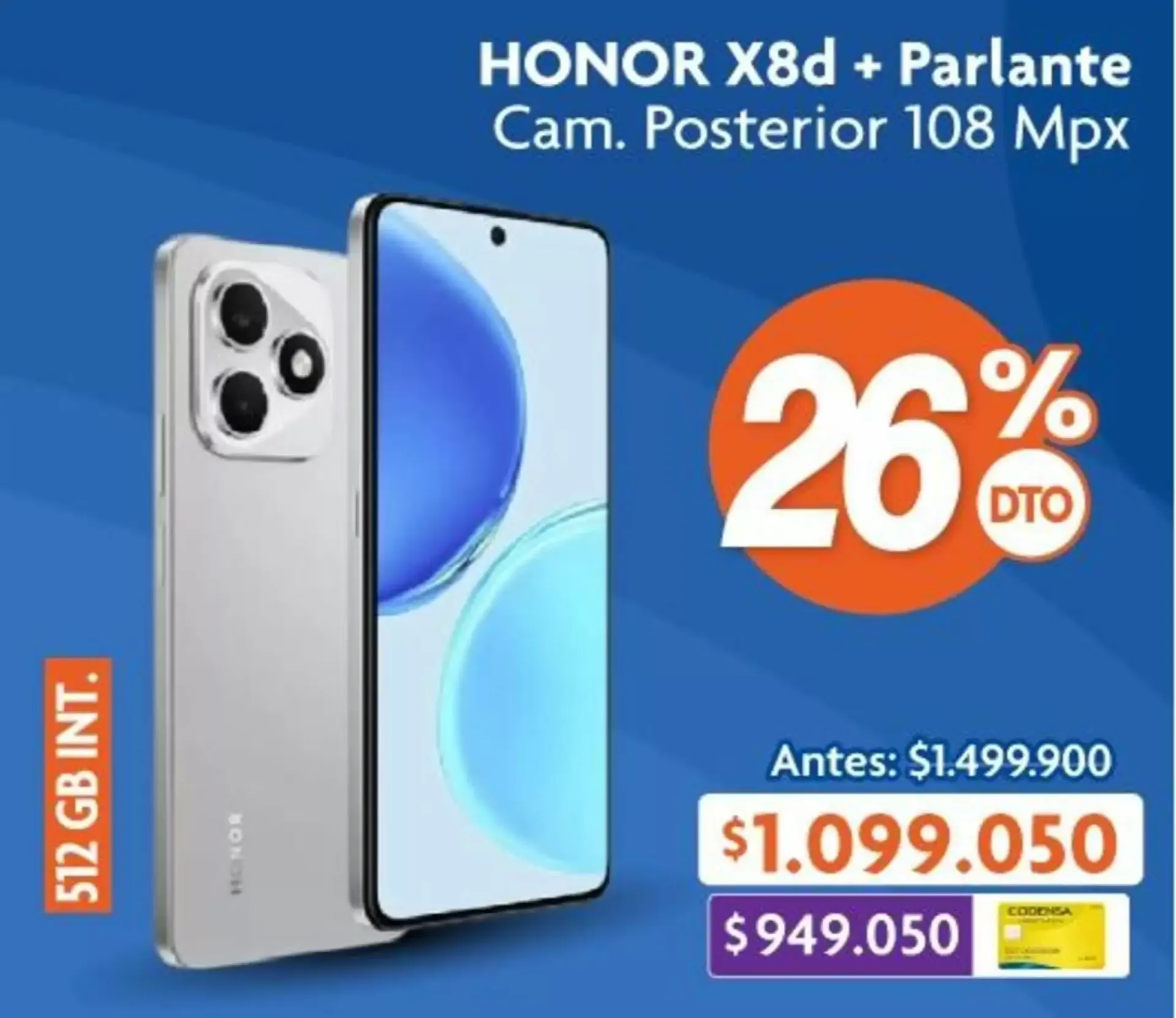 Catalogo de Oferta Honor X8d + Parlante 25 de julio al 9 de agosto 2026 - Pag 1
