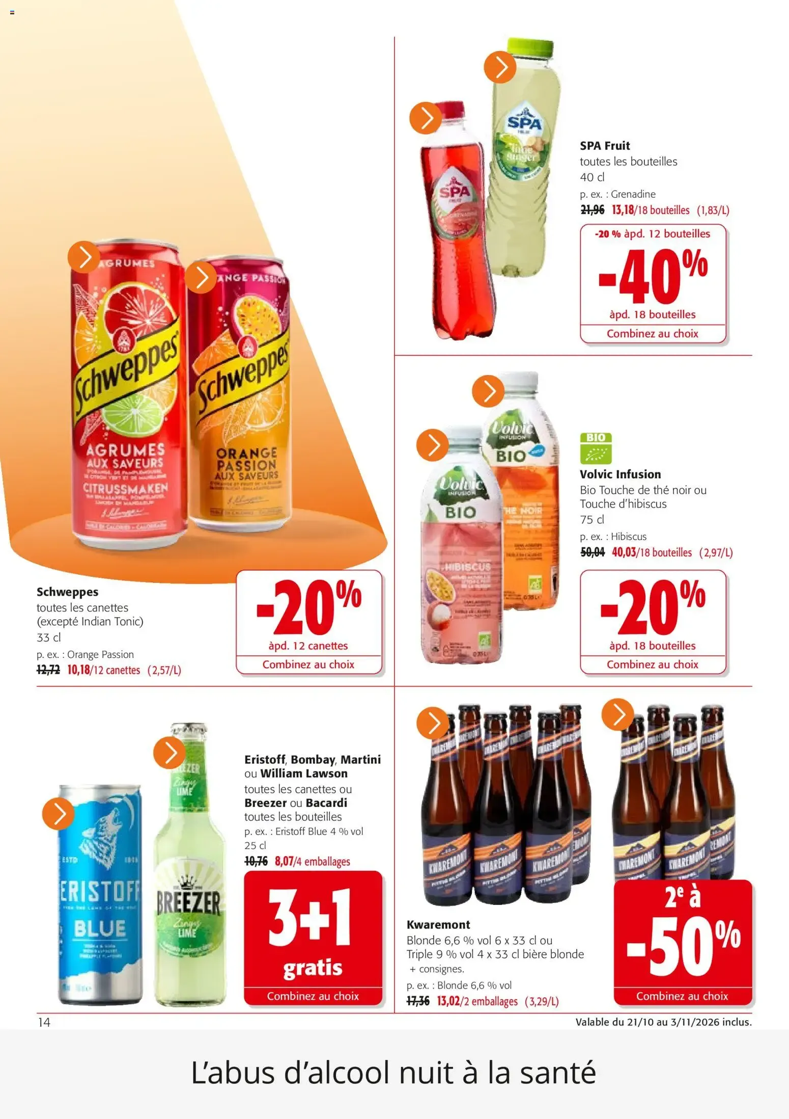 Colruyt catalogue à partir du 21/10/2026 - promo en ligne du 21 octobre au 3 novembre 2026 - Catalogue page 14