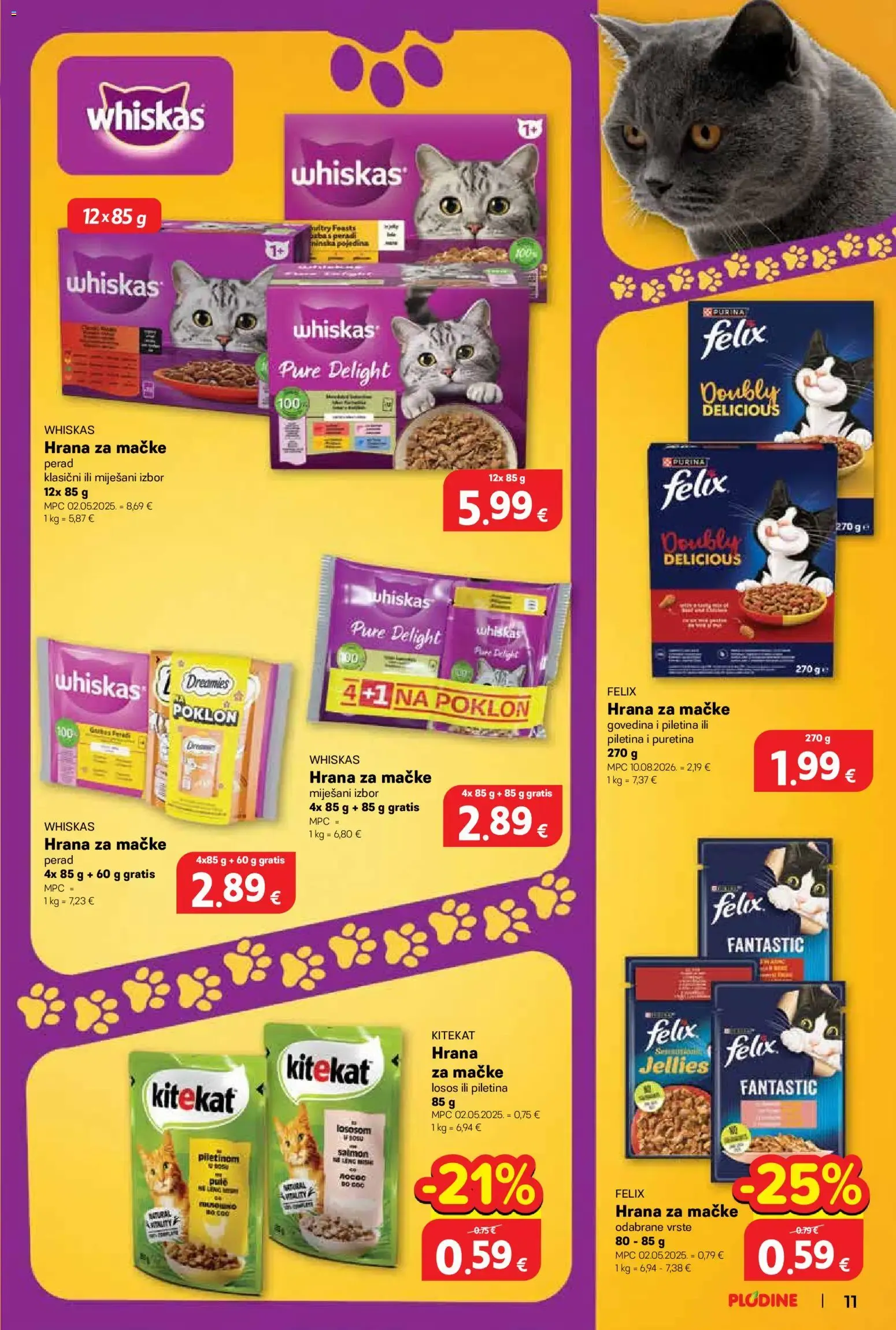 Katalog Plodine Katalog kućni ljubimci novi od 01.10.2026 na listanje > letak digitalni od 1. listopada do 14. listopada 2026. - Pregled Stranica 11