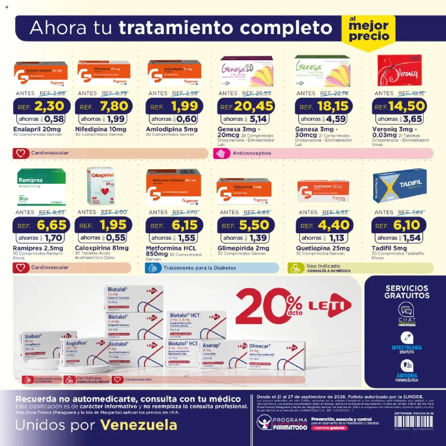 Catalogo de FarmaTodo catálogo desde el 21/09/2026 > Revistas Septiembre 21 de septiembre al 27 de septiembre 2026 - Pag 11