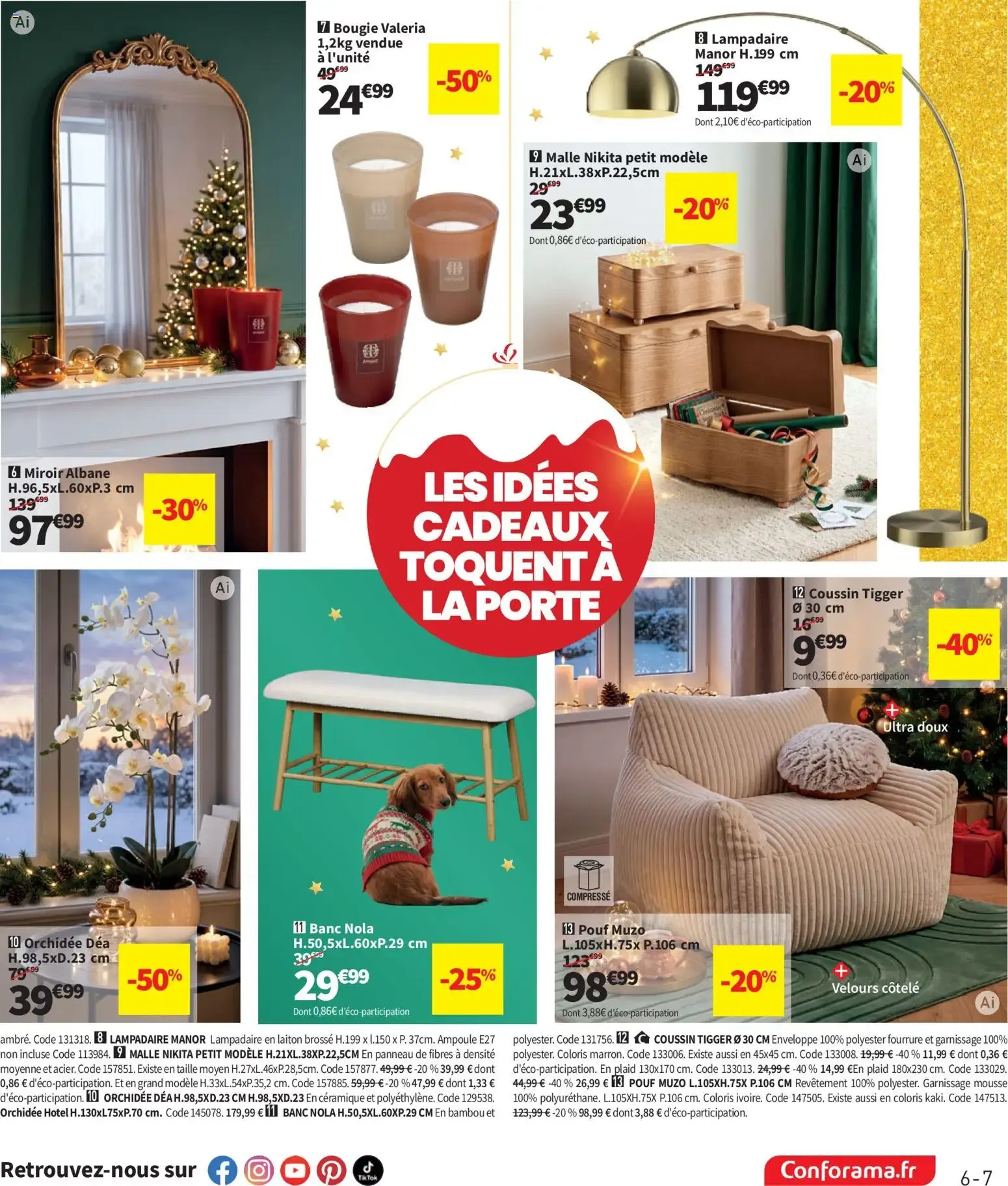 Conforama - Promos de Noël du 27 octobre au 25 décembre 2026 - Catalogue page 7