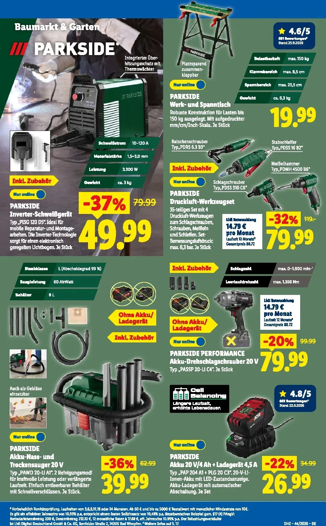 Lidl Prospekt nächste Woche – von Montag 26.10.2026 bis Samstag 31.10.2026 von 26. Oktober bis 31. Oktober 2026 - Prospekt seite 44