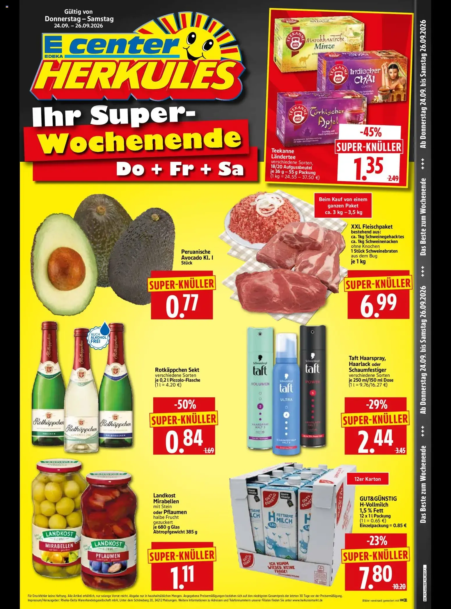 E center HERKULES Ihr Super-Wochenende