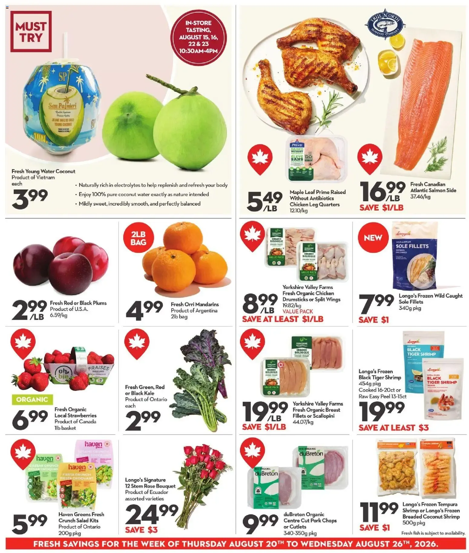 Longo's weekly flyer / circulaire from Aug 20, 2026 > weekly specials & deals from August 20 to August 26 2026 - flyer page 5