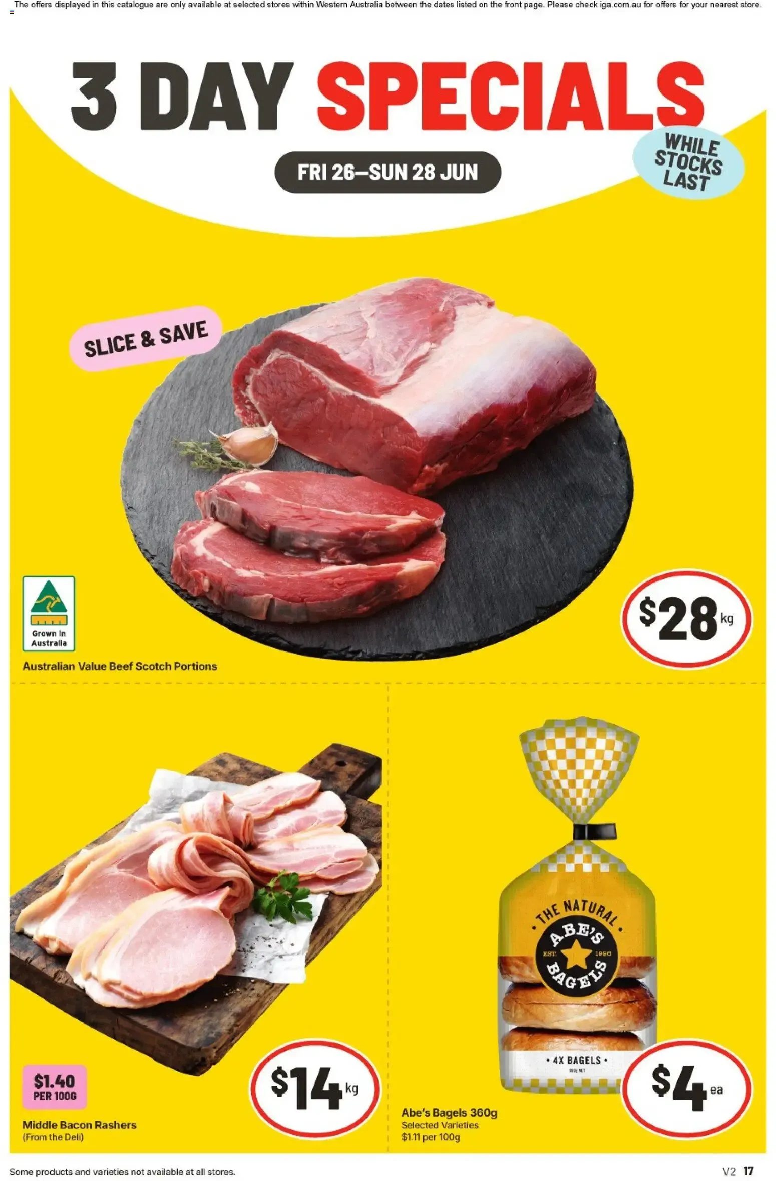 3 DAY SPECIALS - Catalogue valid from 26 June to 28 June 2026 - page 1