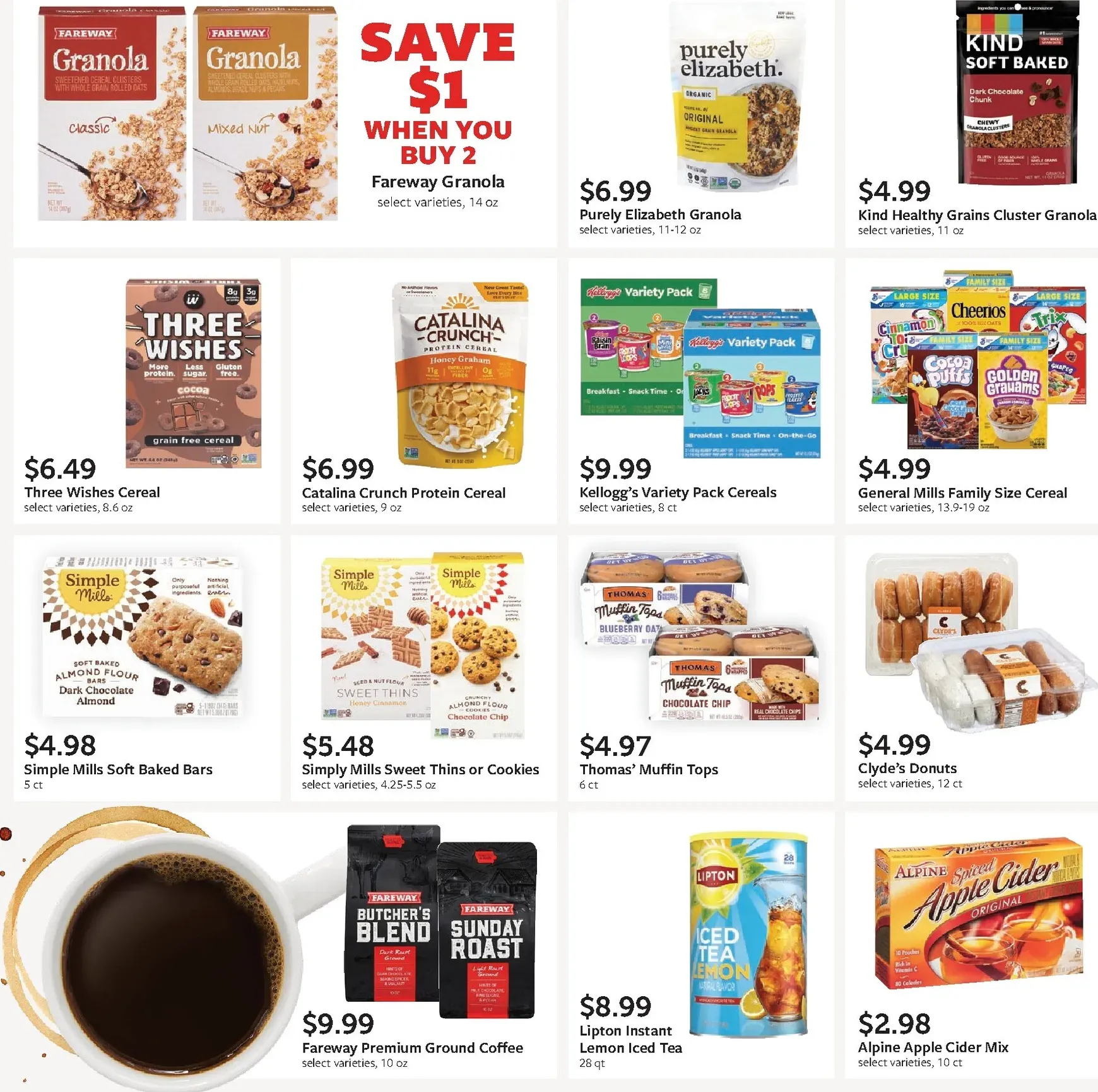 Weekly promotion Current Fareway - Score Big on Flavor leaflet valid from Monday 08/31/2026 to Saturday 09/26/2026 spanning from August 31 to September 26 2026 - Page 17 for Catalogue 365