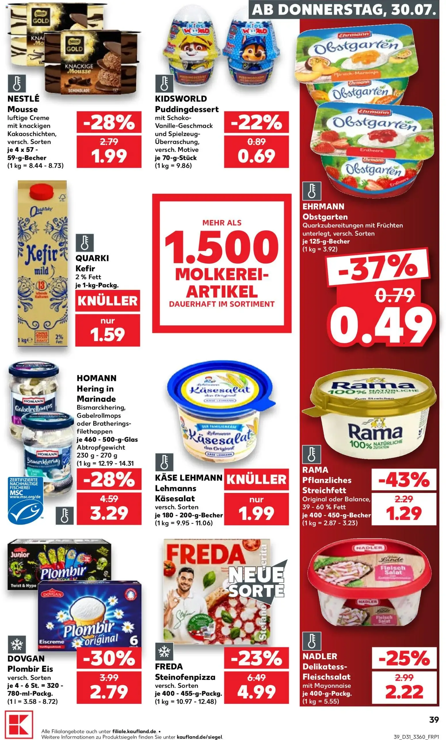 Prospekt Kaufland ab 30.07.2026 » Angebote Online zum Blättern von 30. Juli bis 5. August 2026 - Prospekt seite 39