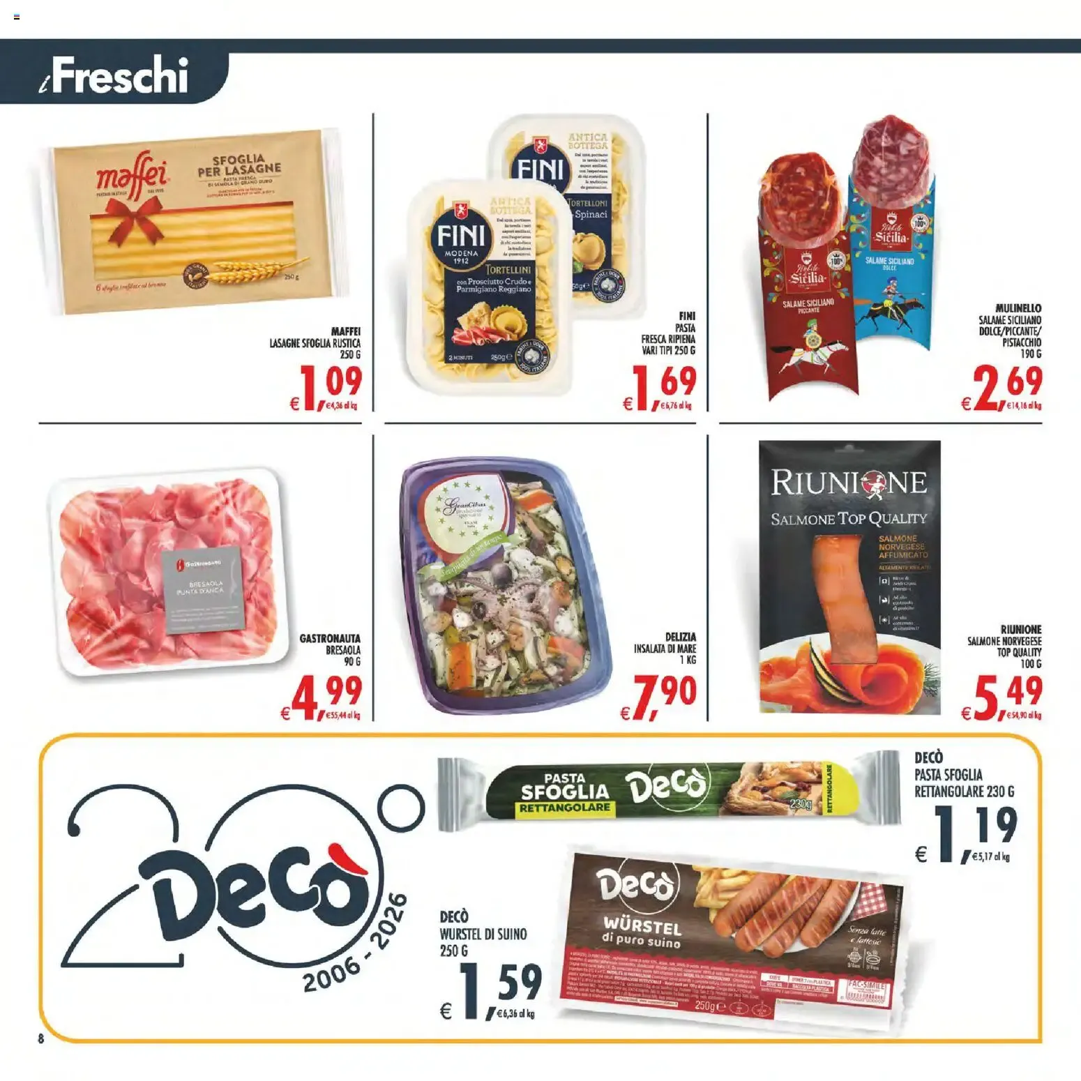 Nuovo Decò volantino Maxistore, Supermercati Lipari dal 10/07/2026 > offerte anteprima 🛍️ da 10 luglio a 20 luglio di 2026 - Pagina del volantino 8