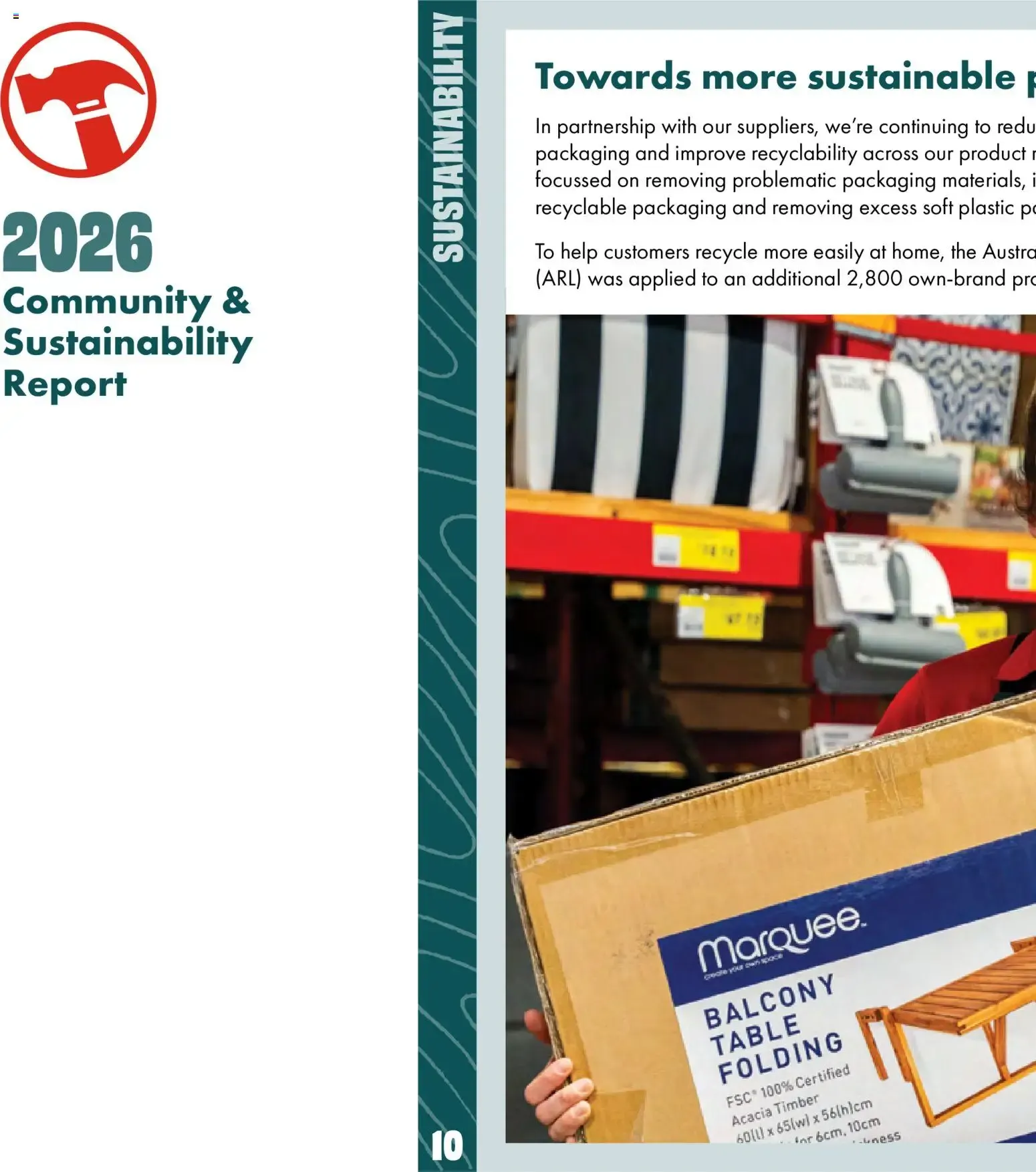 BUNNINGS Australia & New Zealand 2026 Community & Sustainability Report - Catalogue valid from 28 August to 31 October 2026 - page 19